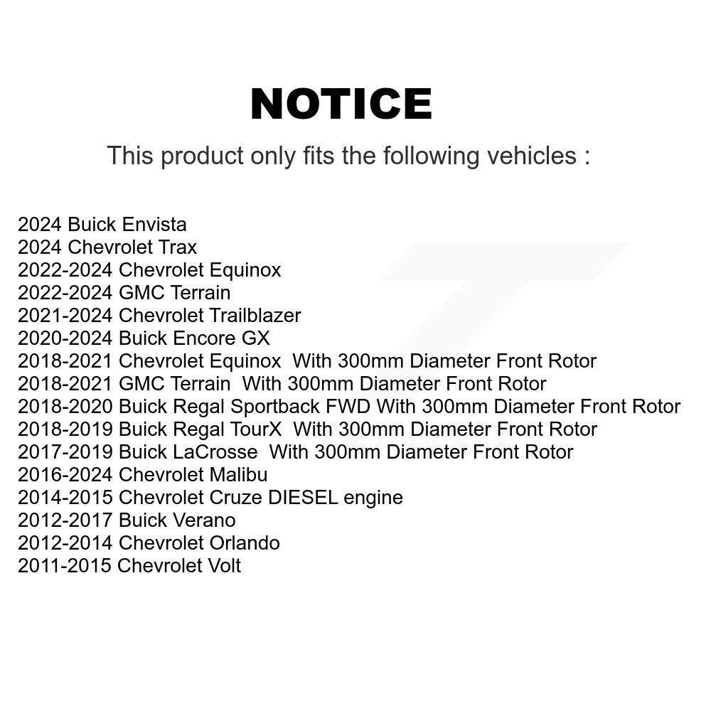 GENIUS - GCR-580899 - Coated Disc Brake Rotor
