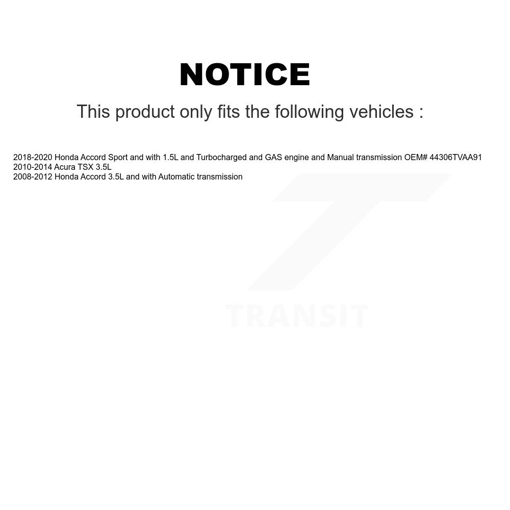 Kugel - NCV-HO36586 - CV Axle Shaft