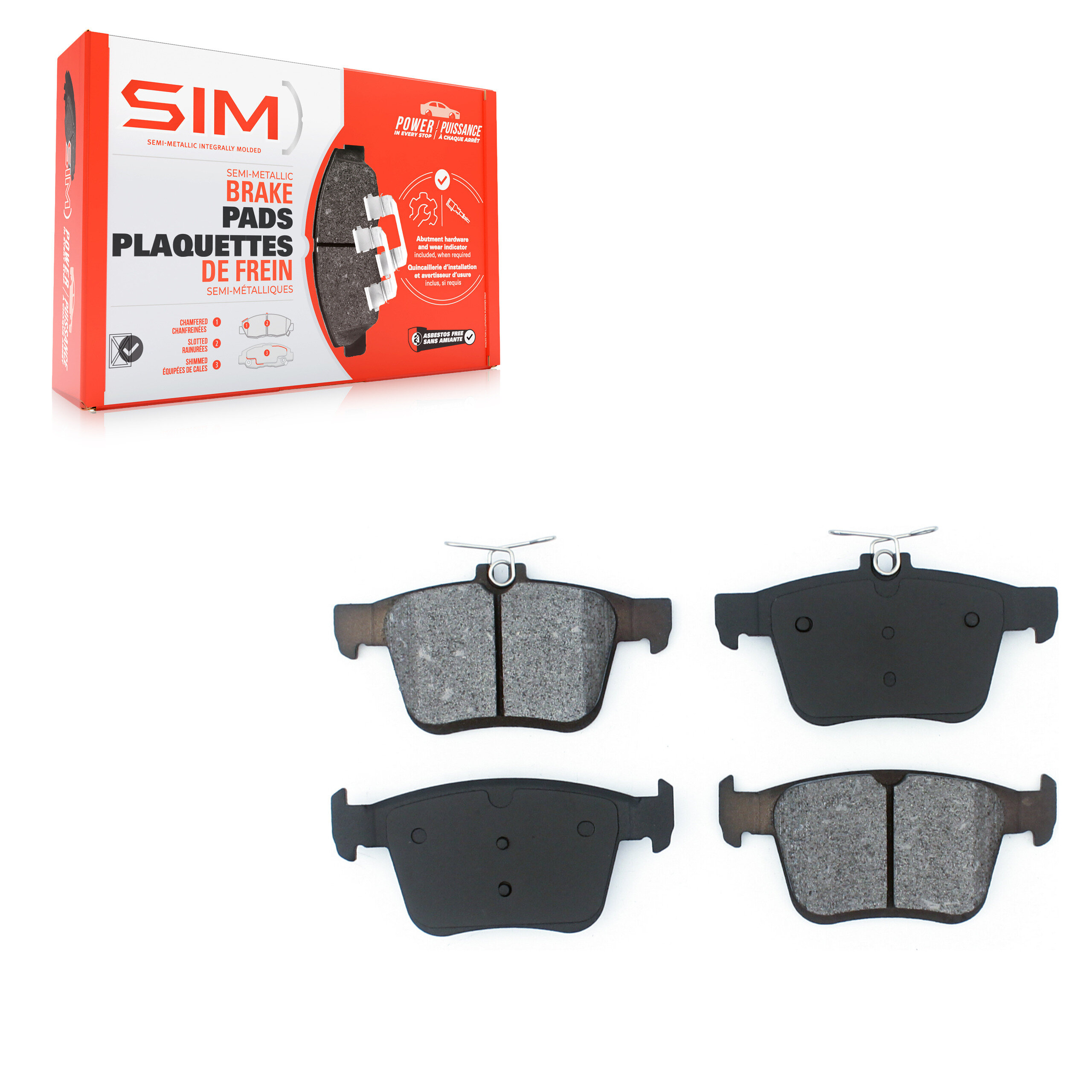 Semi-Metallic Brake Pads
