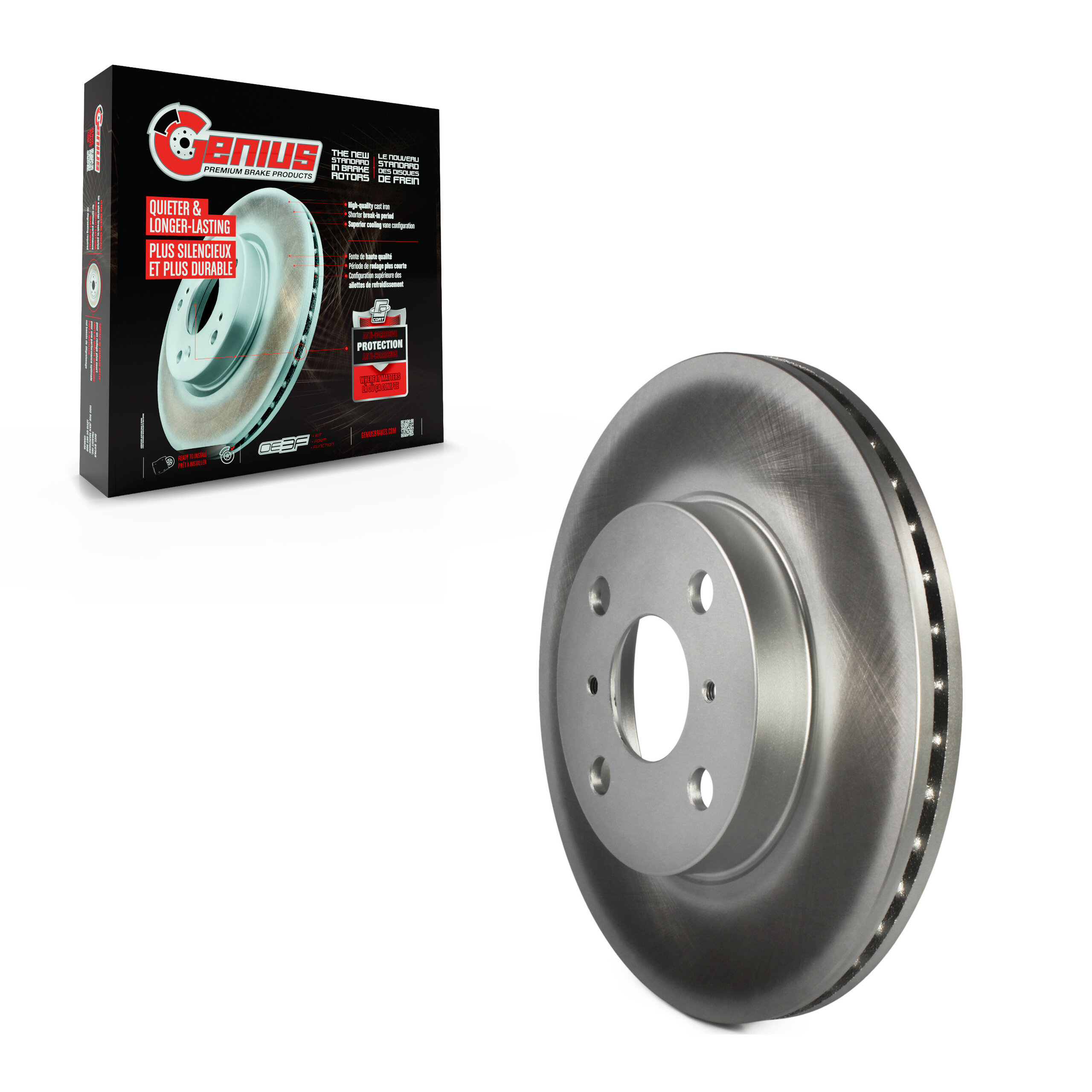 Coated Disc Brake Rotor