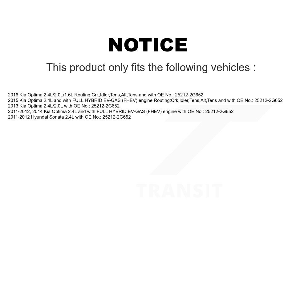 Bando - BAN-7PK970 - Accessory Drive Belt