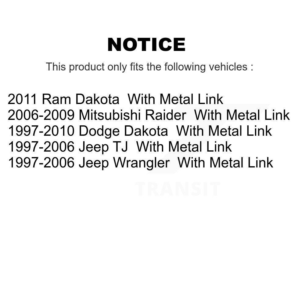 TOR - TOR-K750379 - Suspension Stabilizer Bar Link Kit