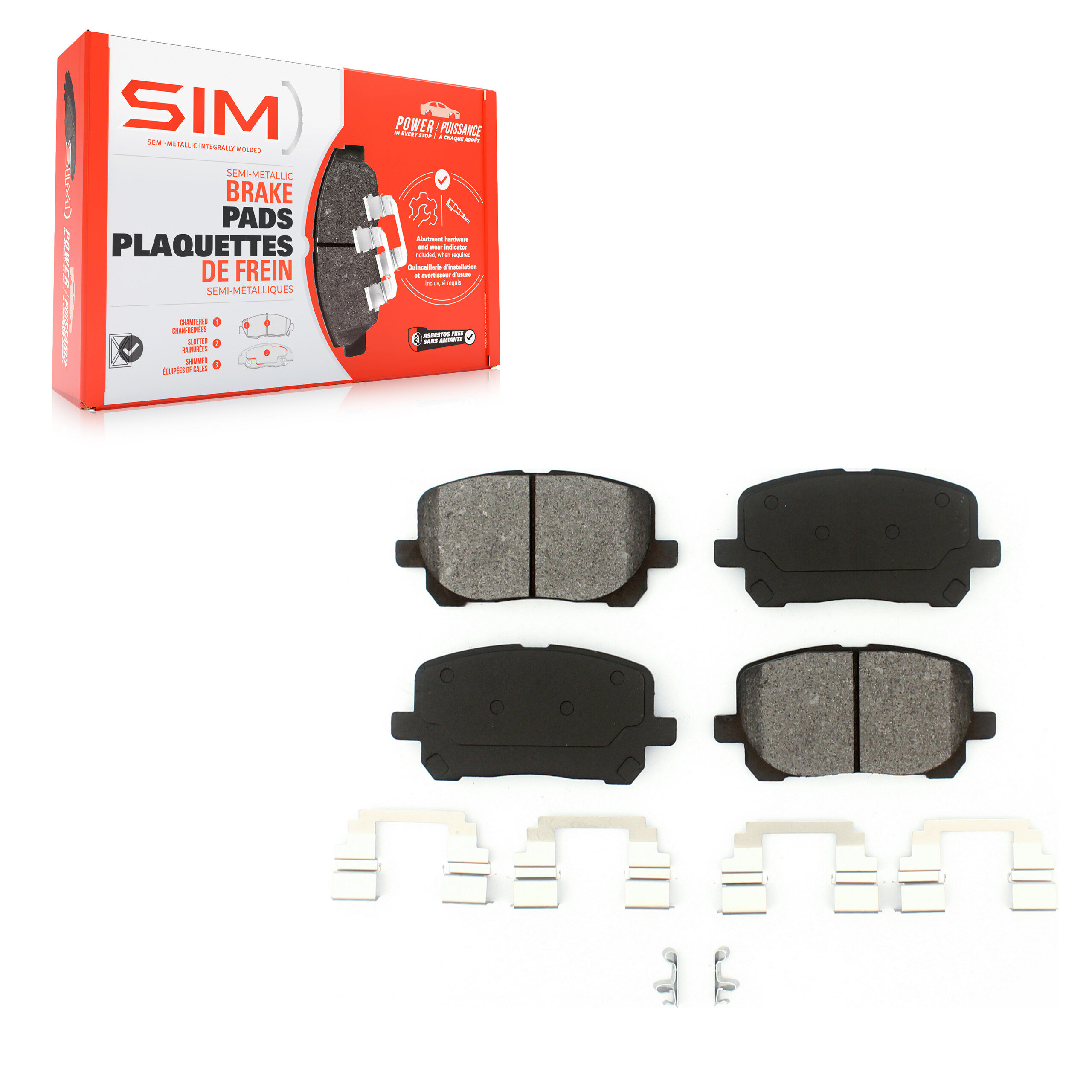 Semi-Metallic Brake Pads