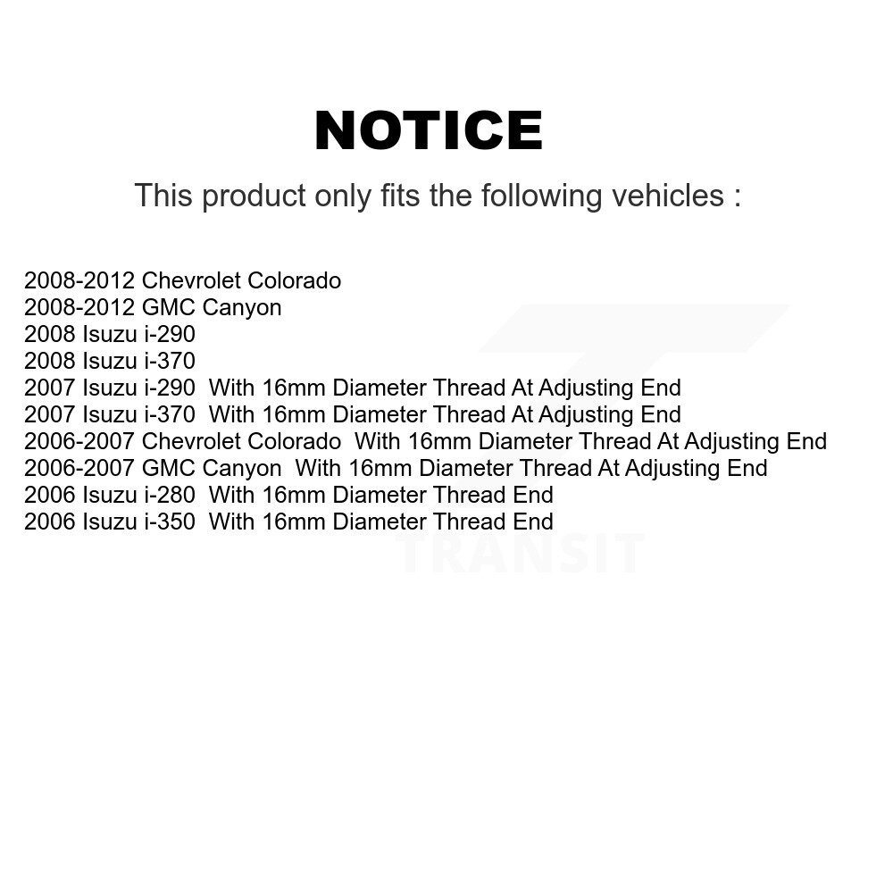 TOR - TOR-ES800464 - Steering Tie Rod End
