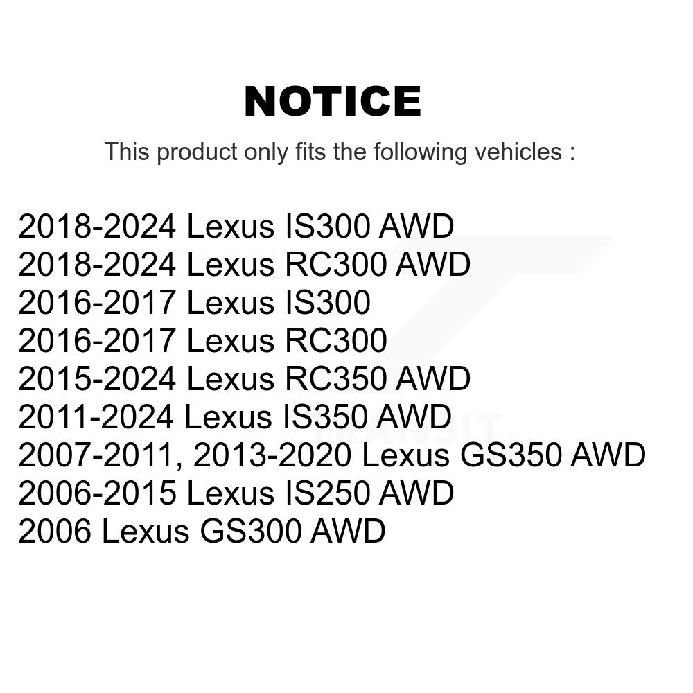 TOR - TOR-K750056 - Suspension Stabilizer Bar Link Kit