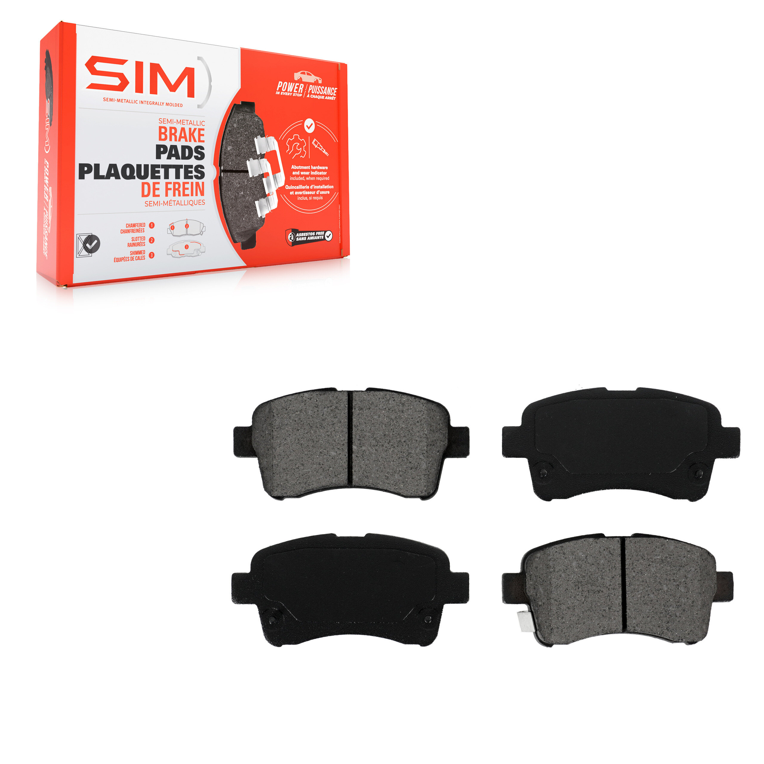 SIM - SIM-937 - Semi-Metallic Brake Pads
