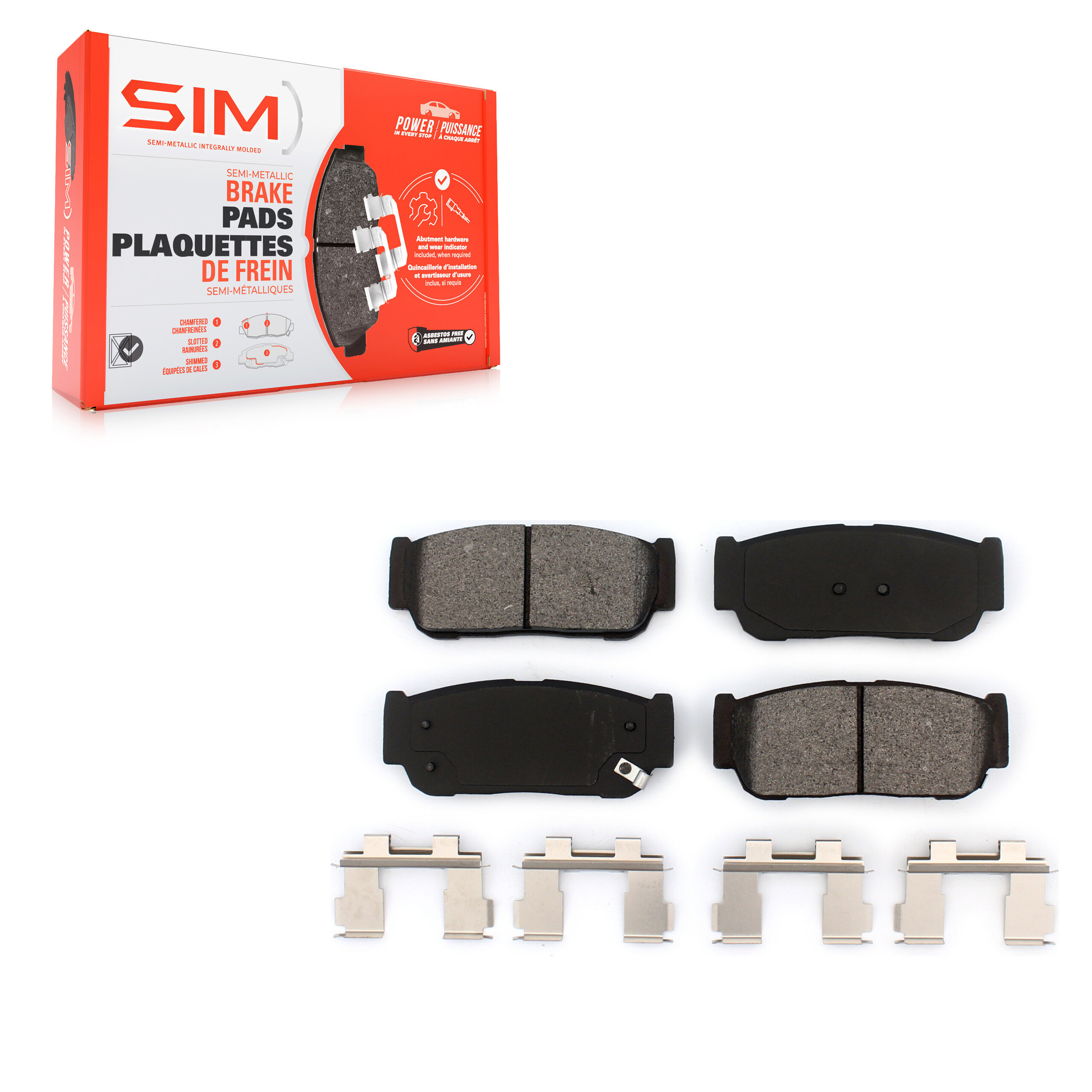 Semi-Metallic Brake Pads