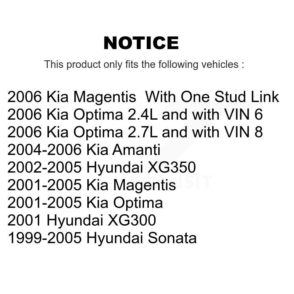 TOR - TOR-K90369 - Suspension Stabilizer Bar Link Kit