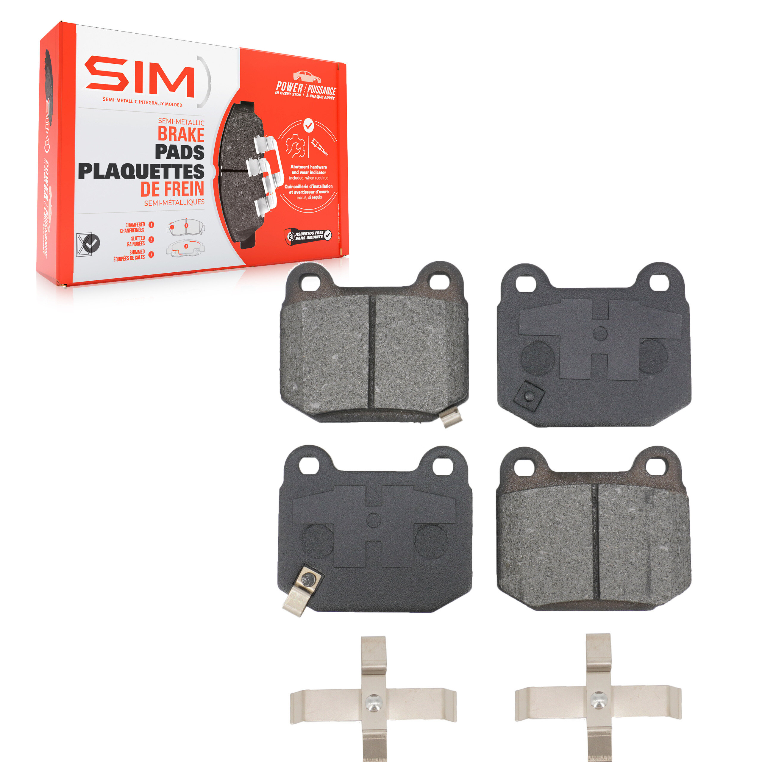 Semi-Metallic Brake Pads
