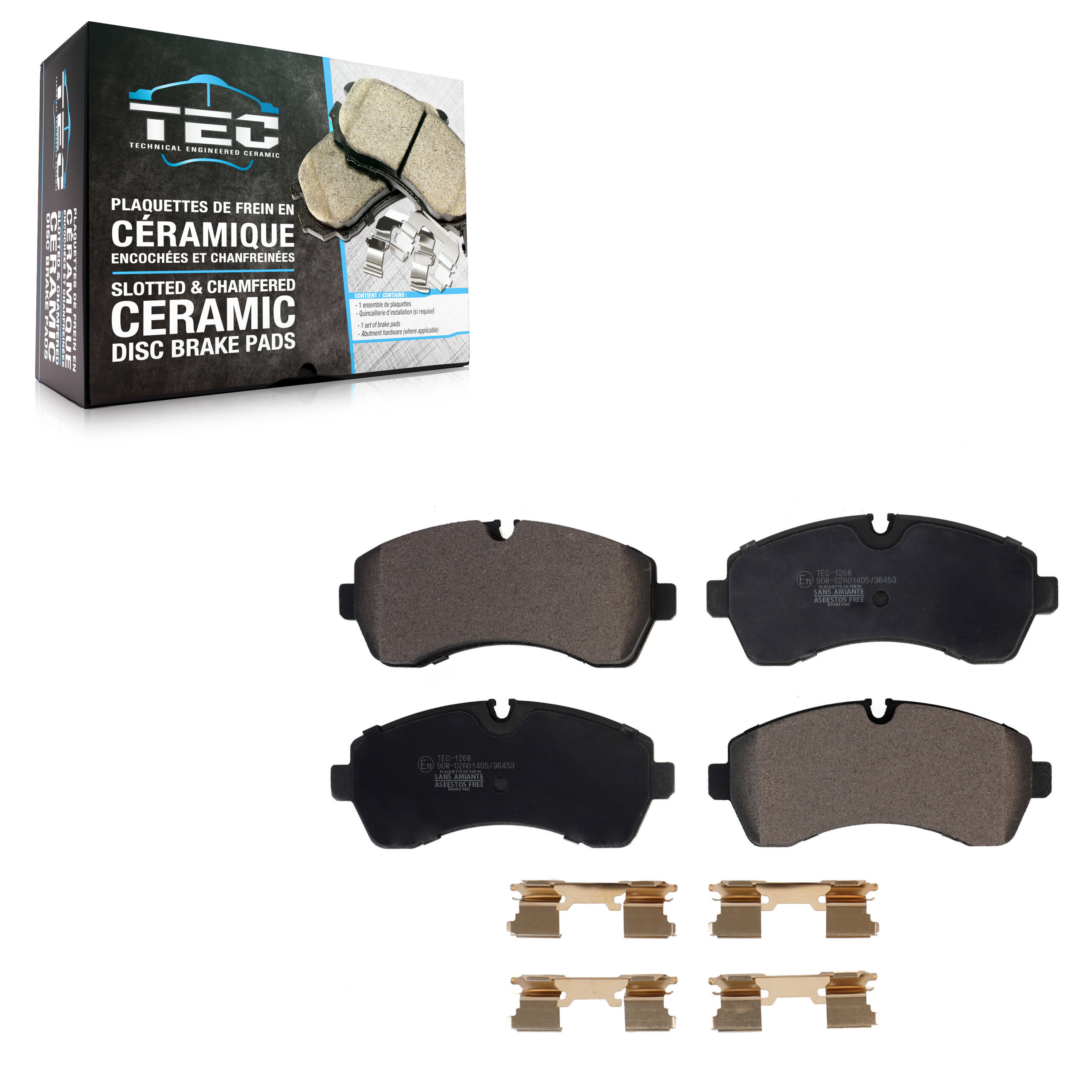 TEC - TEC-1268 - Ceramic Brake Pads
