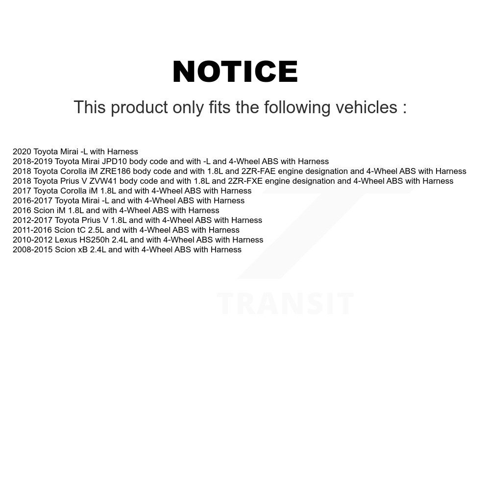 Mpulse - SEN-2ABS0729 - ABS Wheel Speed Sensor