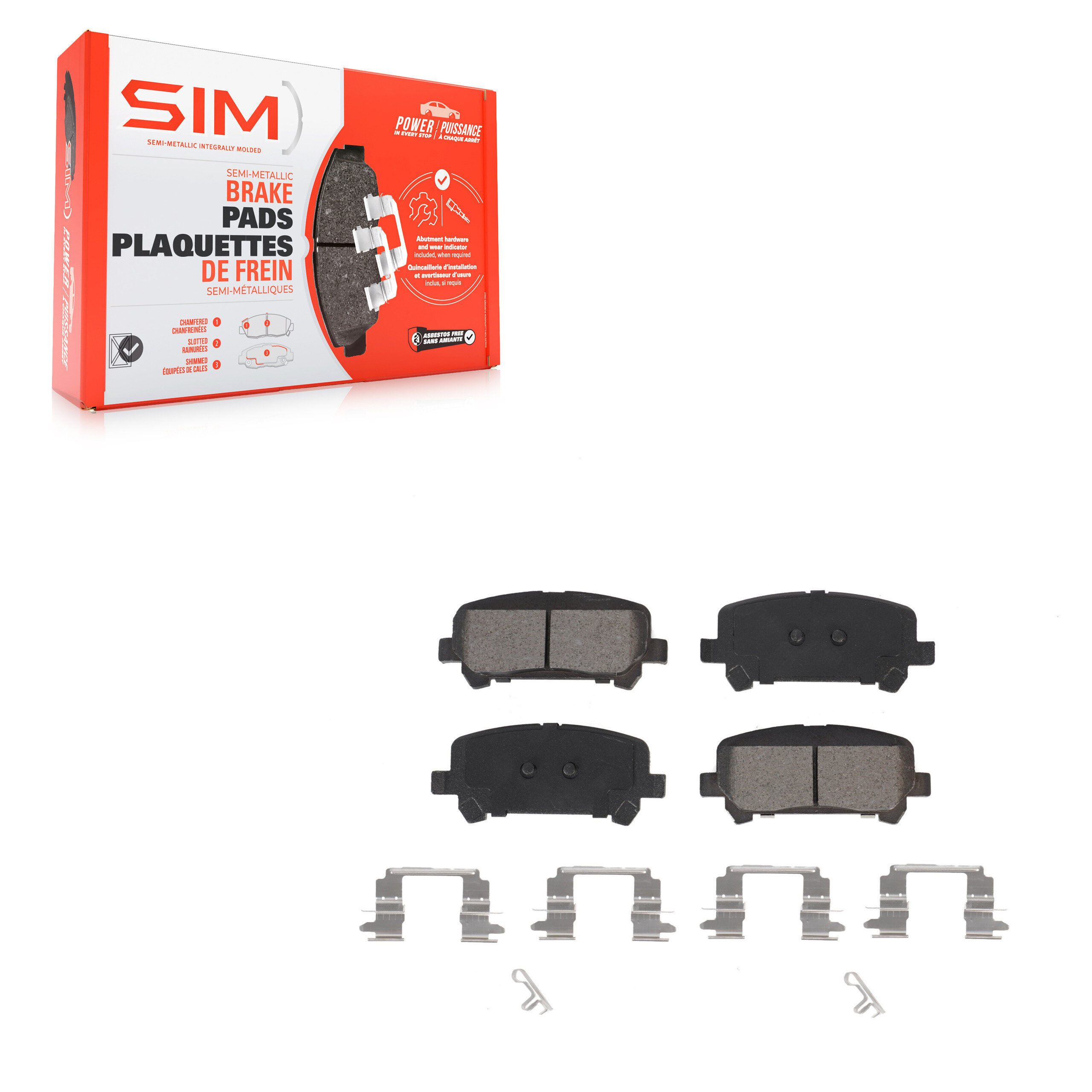 Semi-Metallic Brake Pads