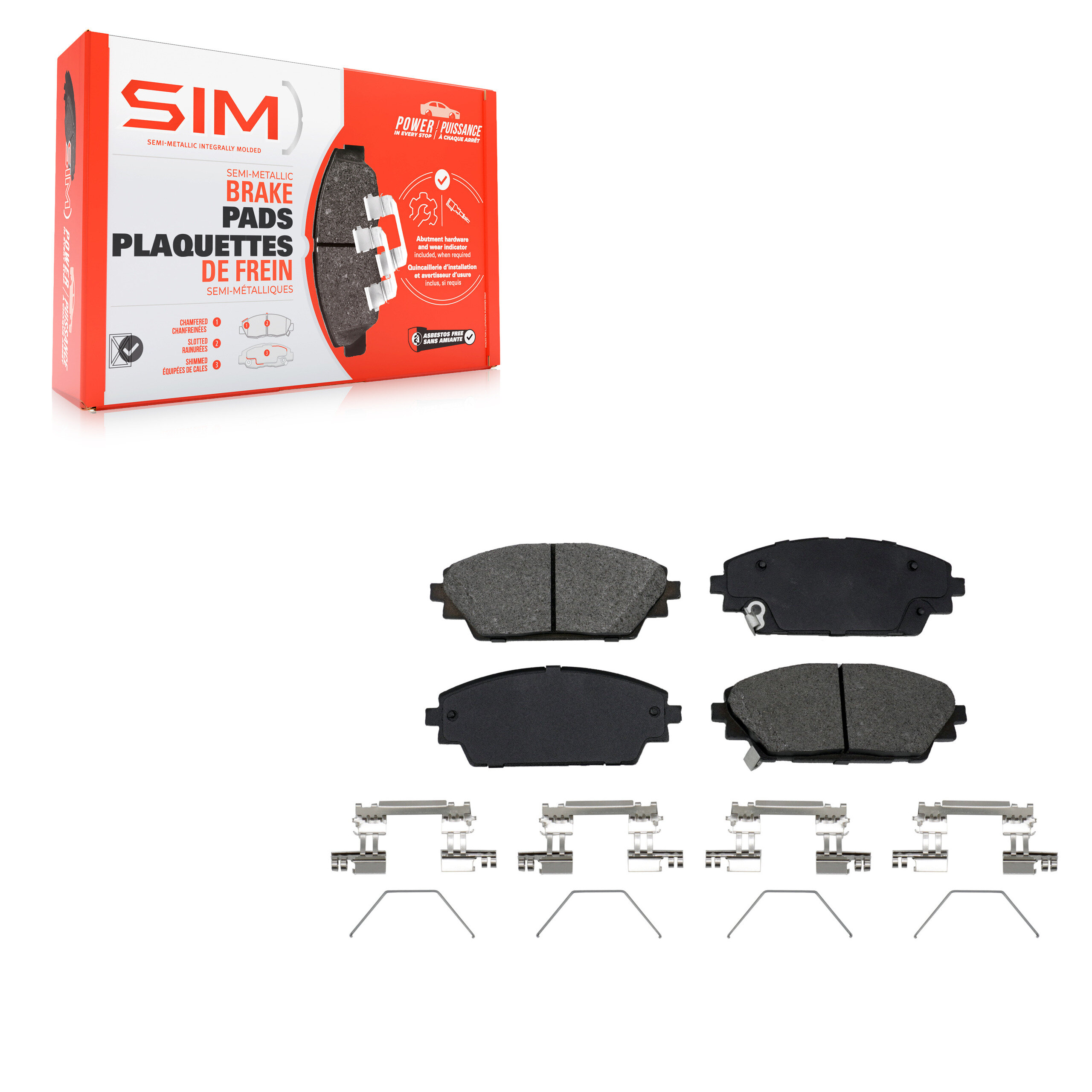 Semi-Metallic Brake Pads