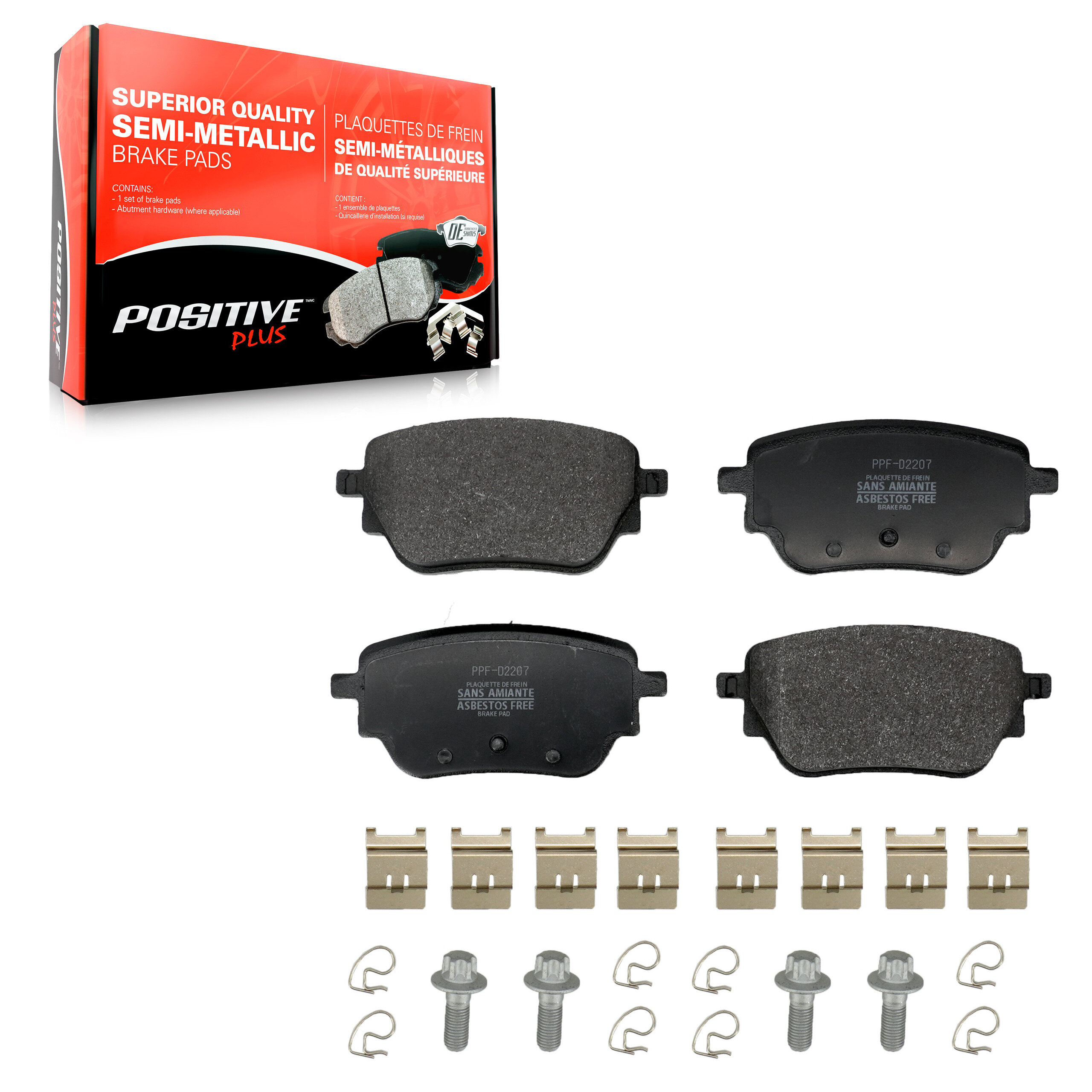 Semi-Metallic Brake Pads