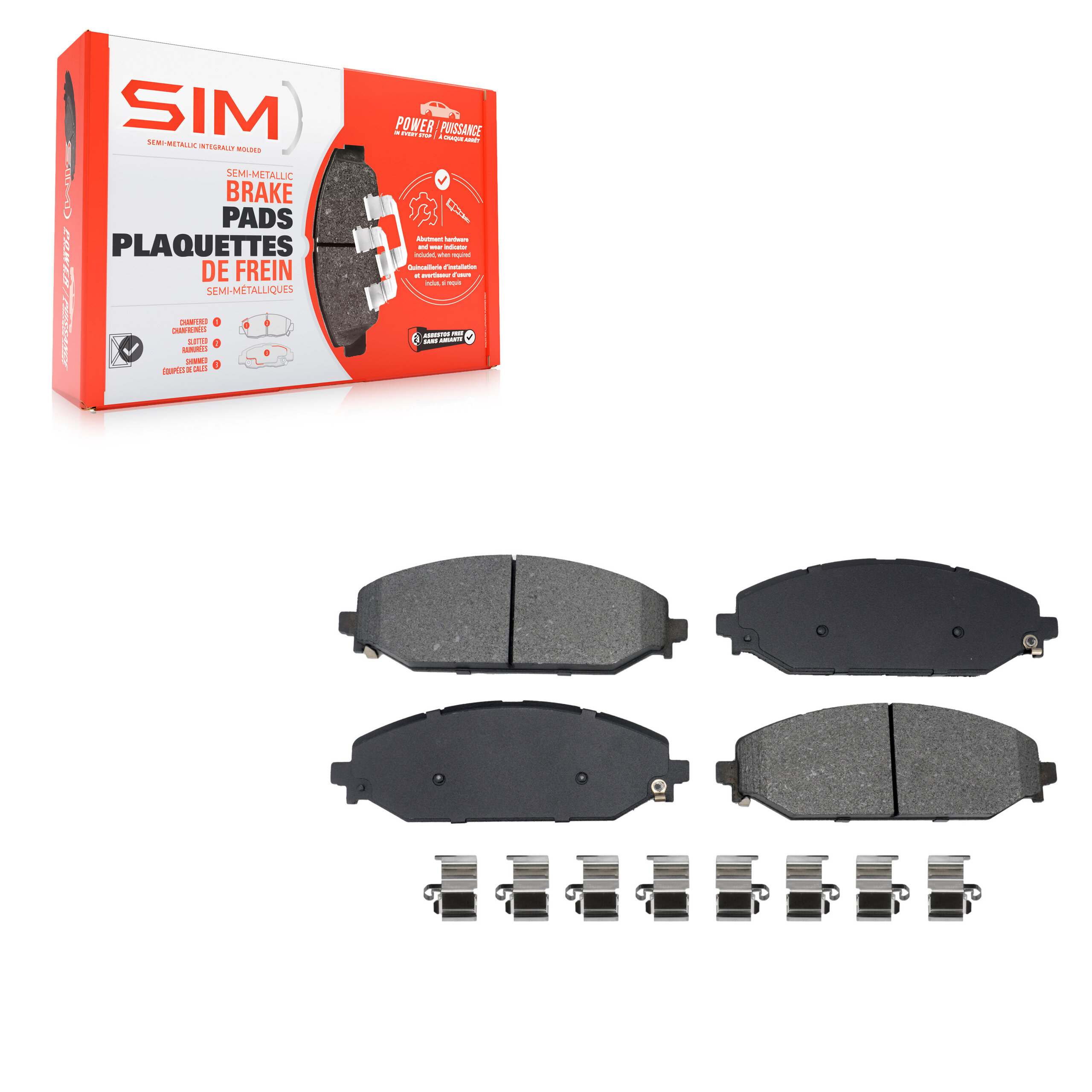 Semi-Metallic Brake Pads
