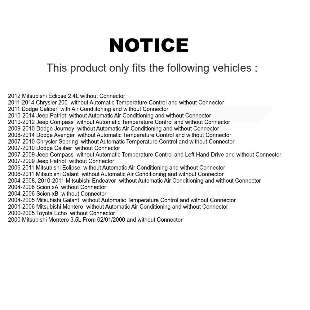 Mpulse - SEN-2BMR0018 - HVAC Blower Motor Resistor