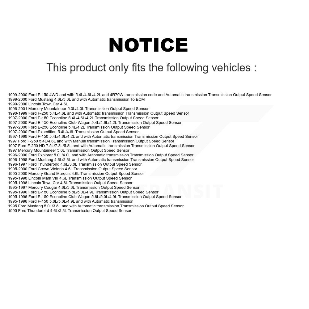 Mpulse - SEN-2VSS0054 - Vehicle Speed Sensor