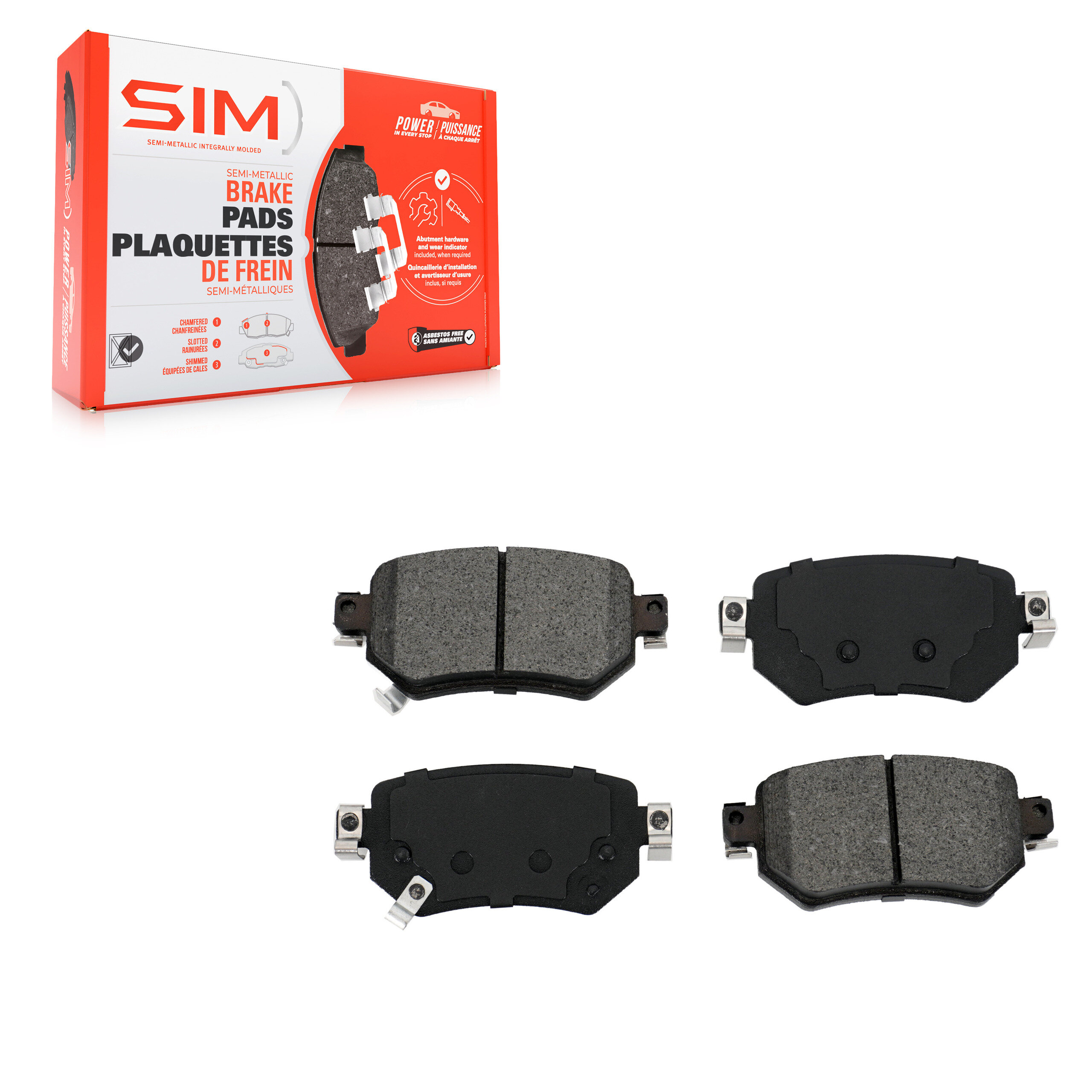 Semi-Metallic Brake Pads