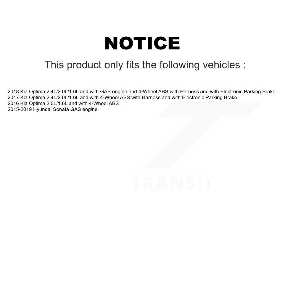 Mpulse - SEN-2ABS3157 - ABS Wheel Speed Sensor Wiring Harness