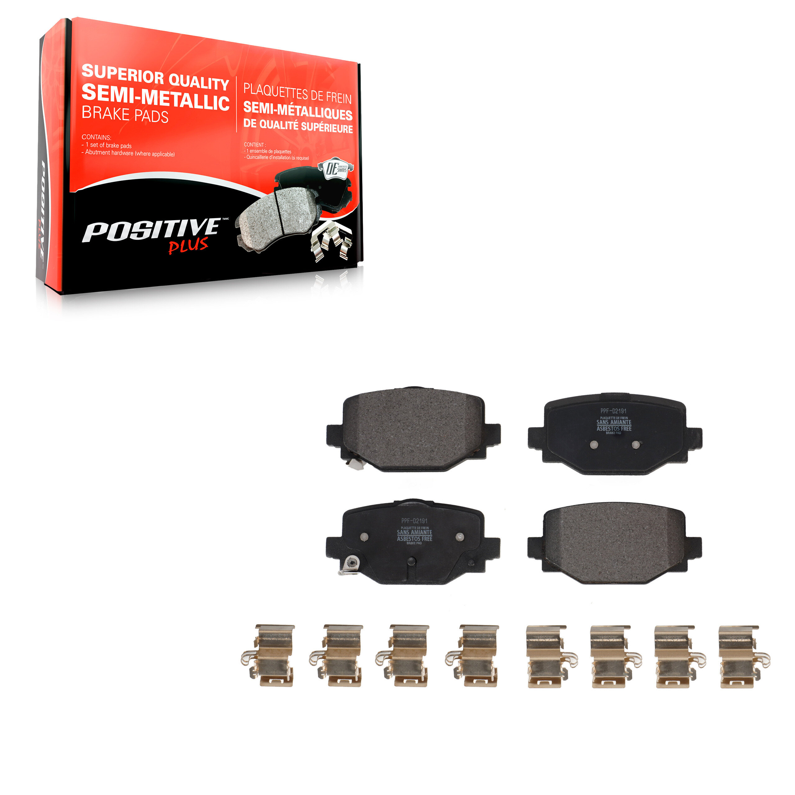 Semi-Metallic Brake Pads