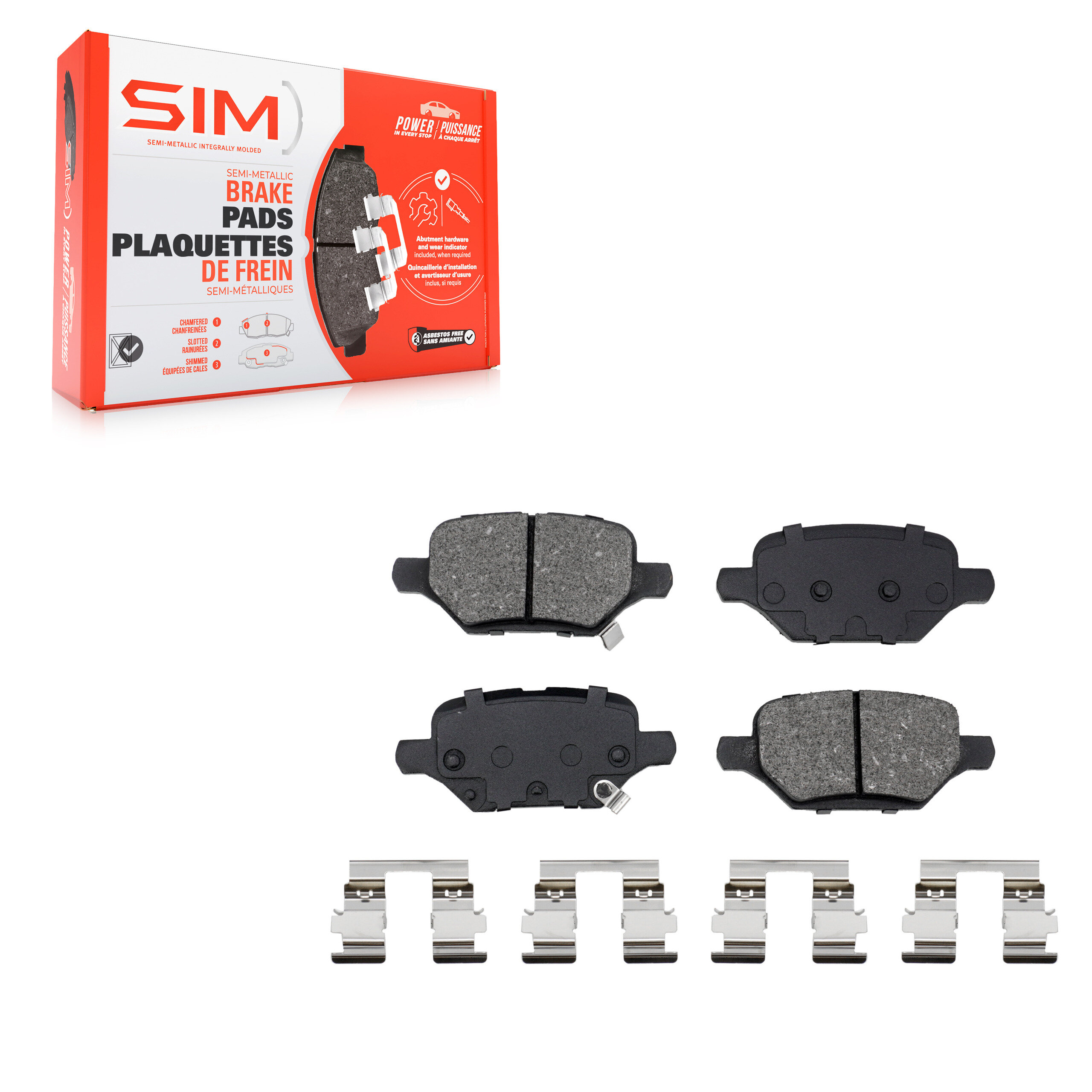 Semi-Metallic Brake Pads