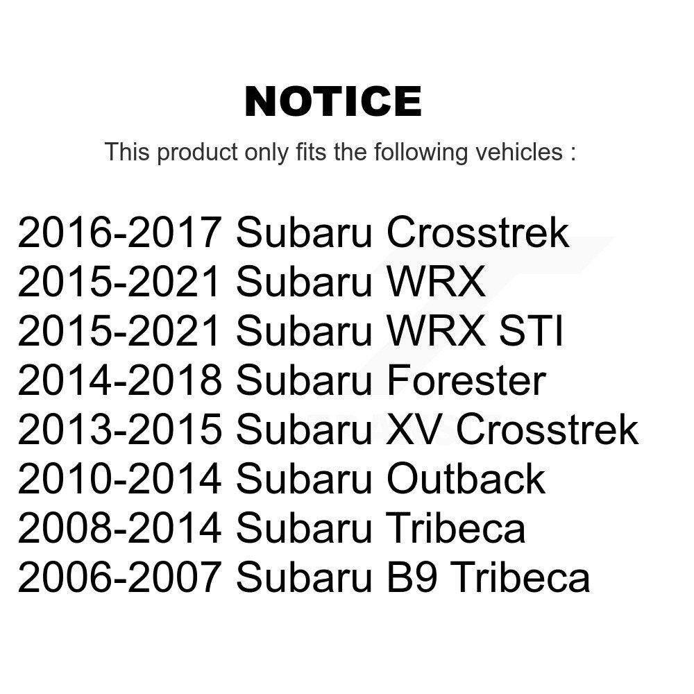 Top Quality - 72-K750084 - Suspension Stabilizer Bar Link Kit