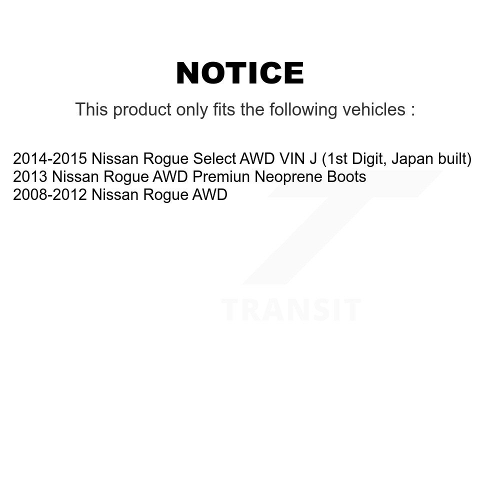 Kugel - NCV-NI53000 - CV Axle Shaft