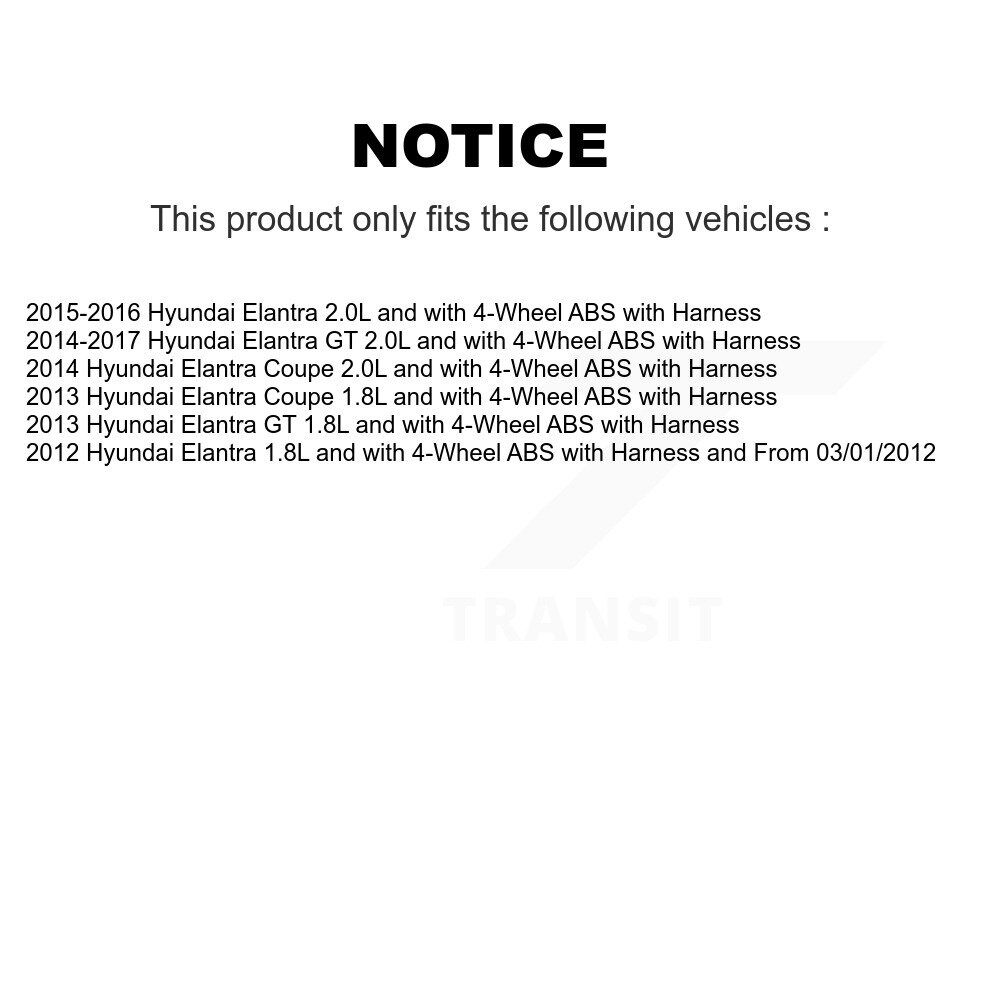 Mpulse - SEN-2ABS2814 - ABS Wheel Speed Sensor