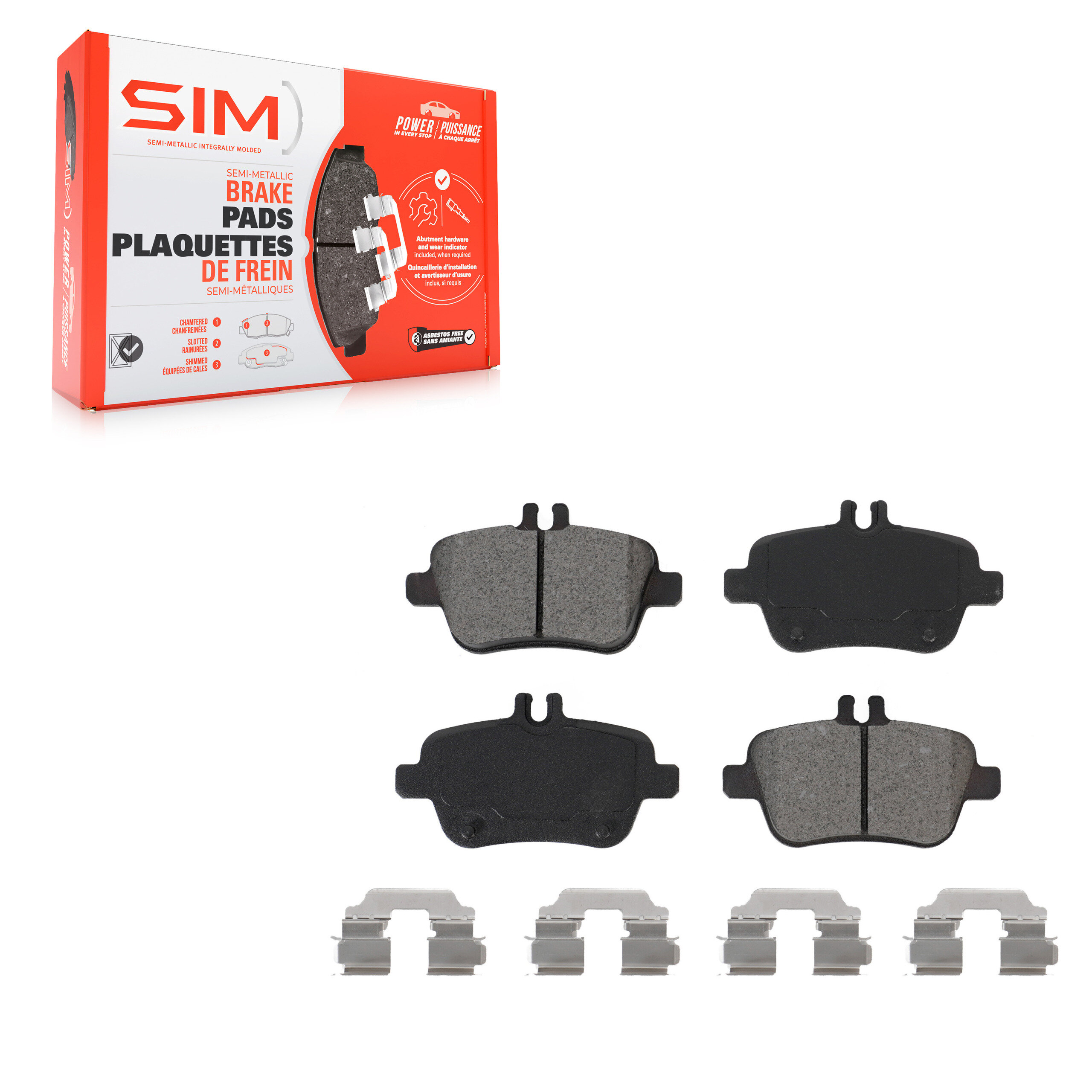 Semi-Metallic Brake Pads
