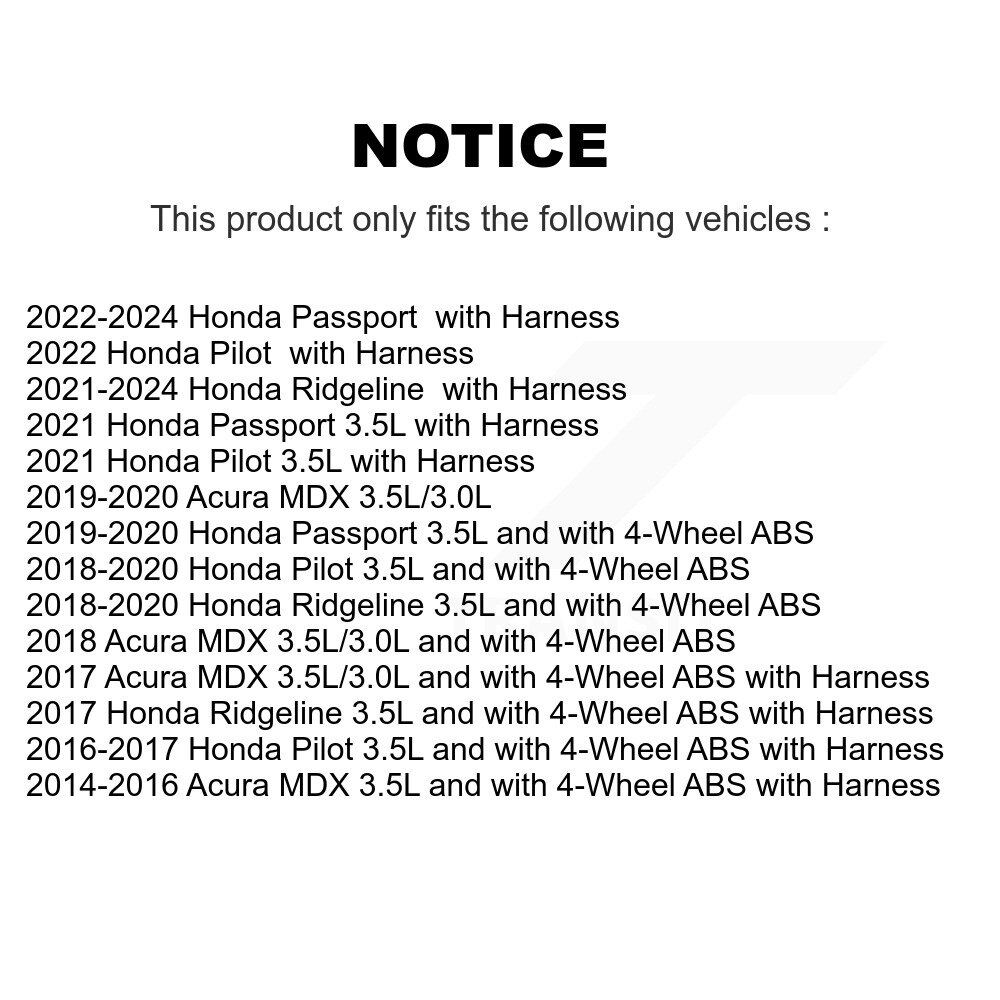 Mpulse - SEN-2ABS3160 - ABS Wheel Speed Sensor