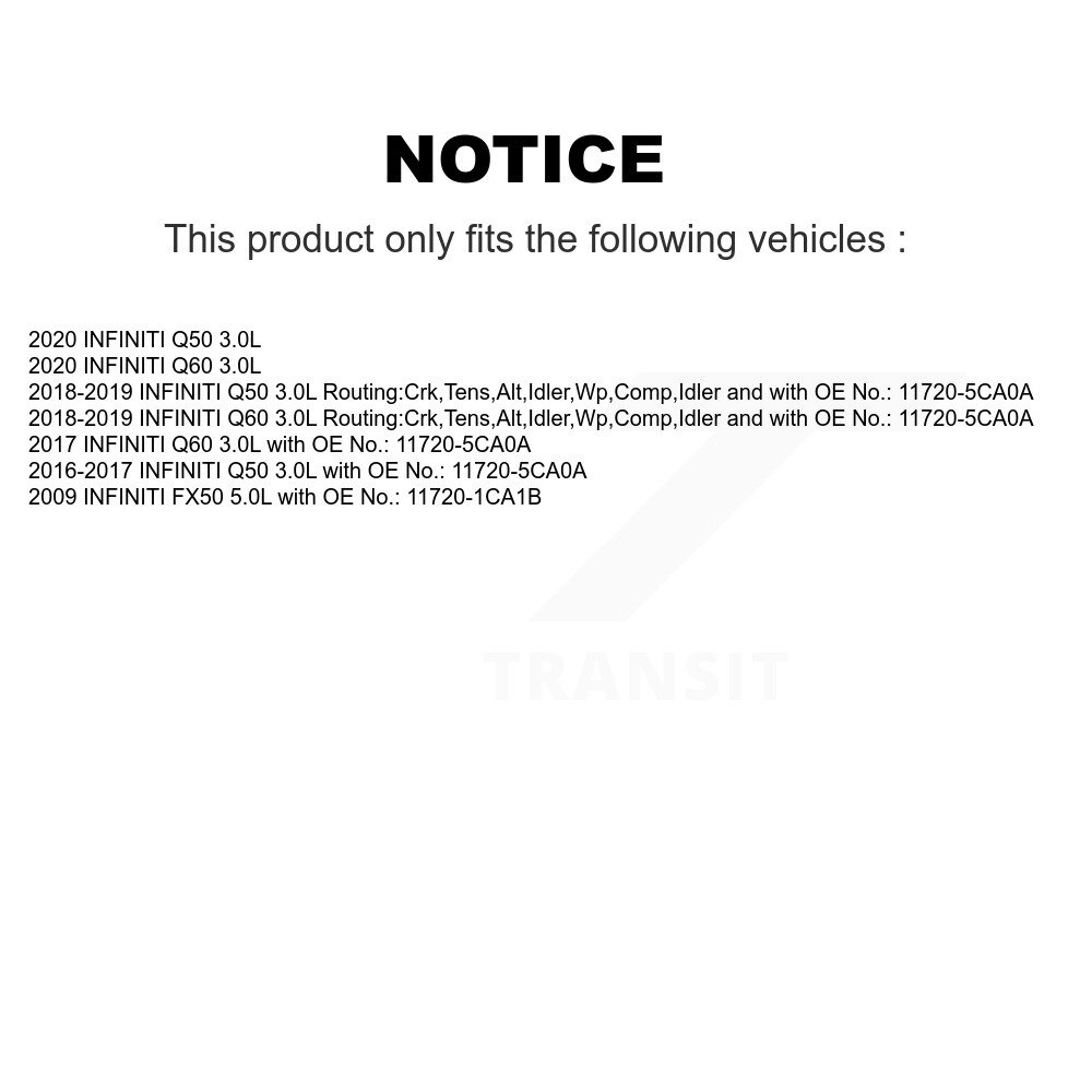 Bando - BAN-6PK1951A - Accessory Drive Belt