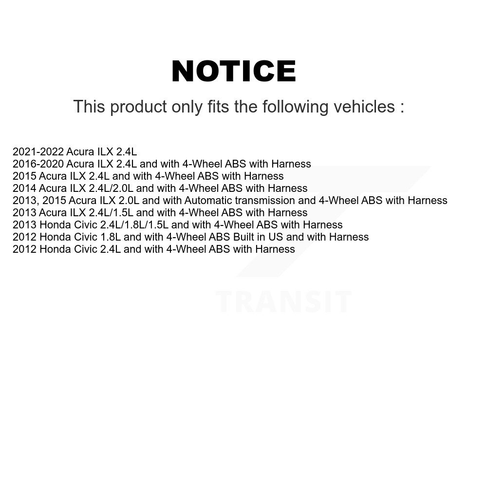 Mpulse - SEN-2ABS0863 - ABS Wheel Speed Sensor