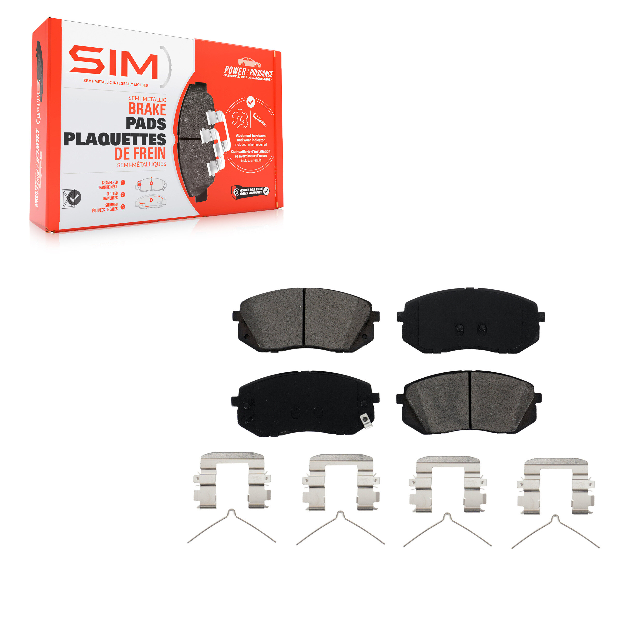 Semi-Metallic Brake Pads