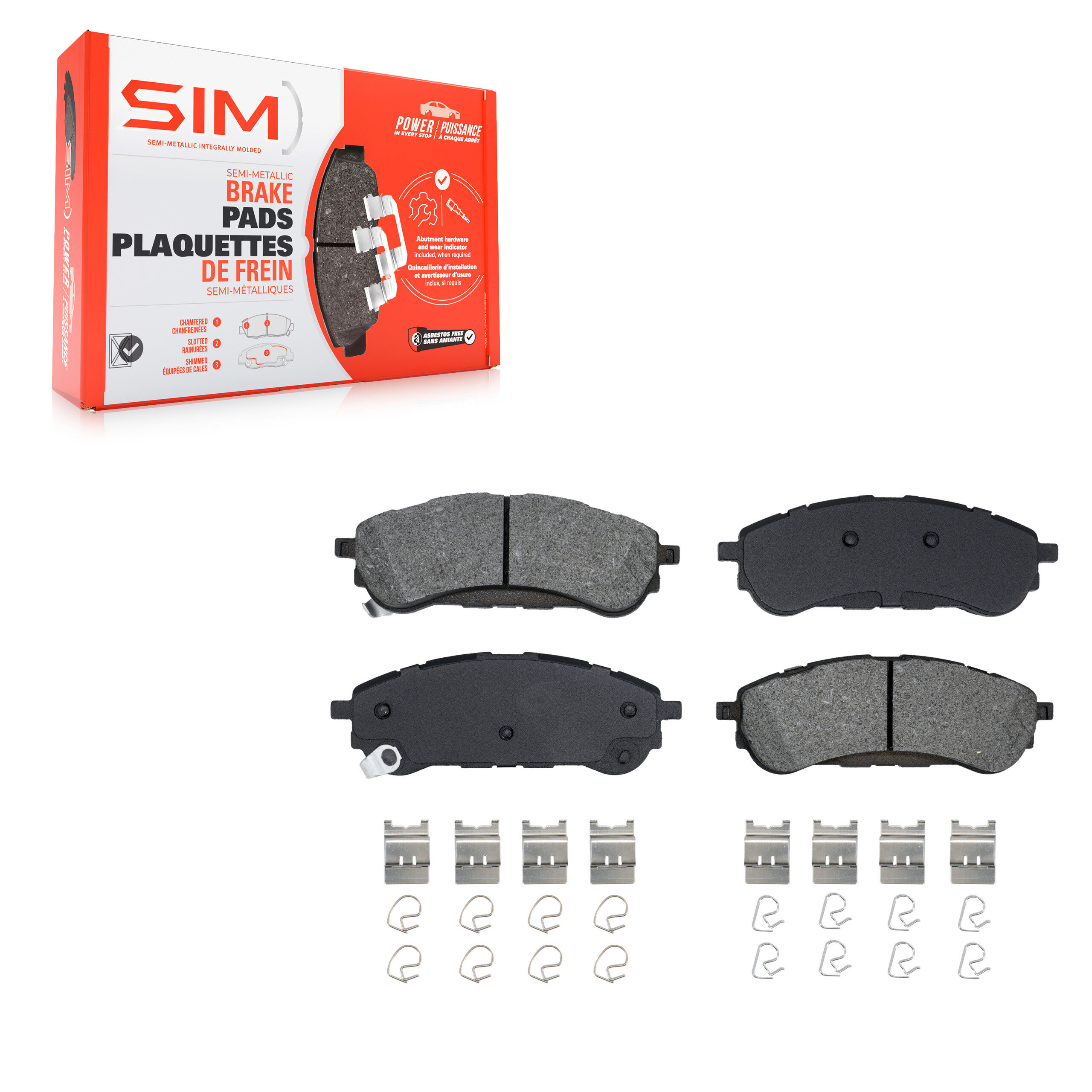 Semi-Metallic Brake Pads