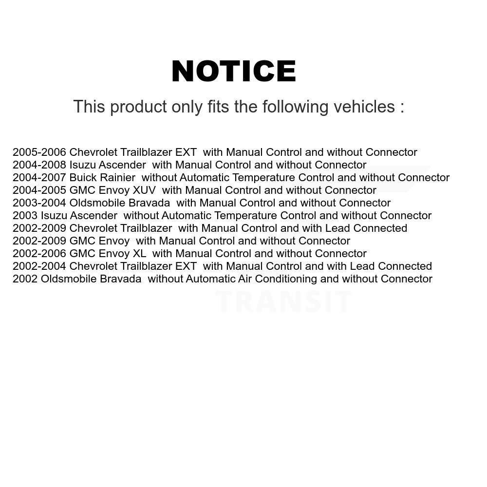 Mpulse - SEN-2BMR0097 - HVAC Blower Motor Resistor