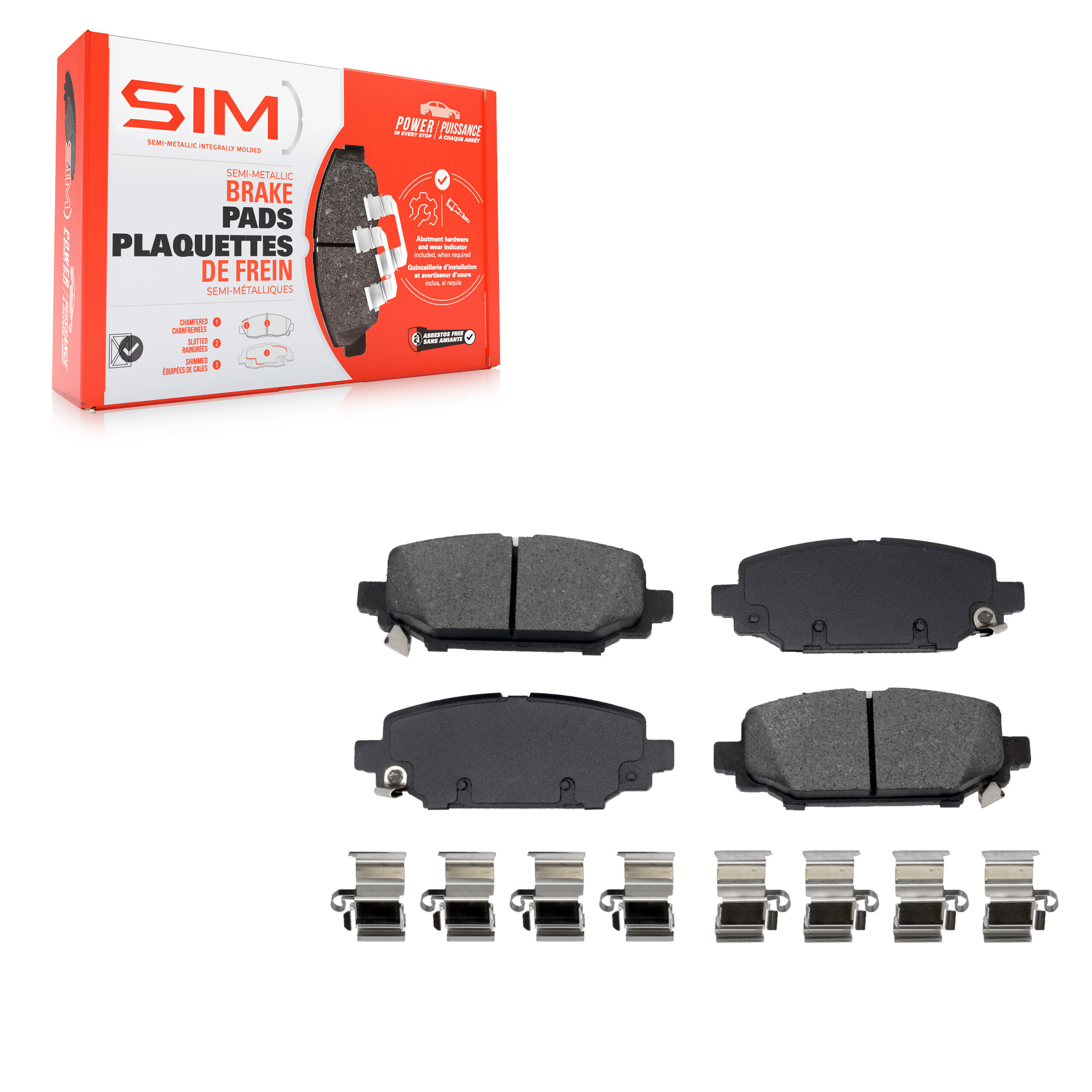 Semi-Metallic Brake Pads
