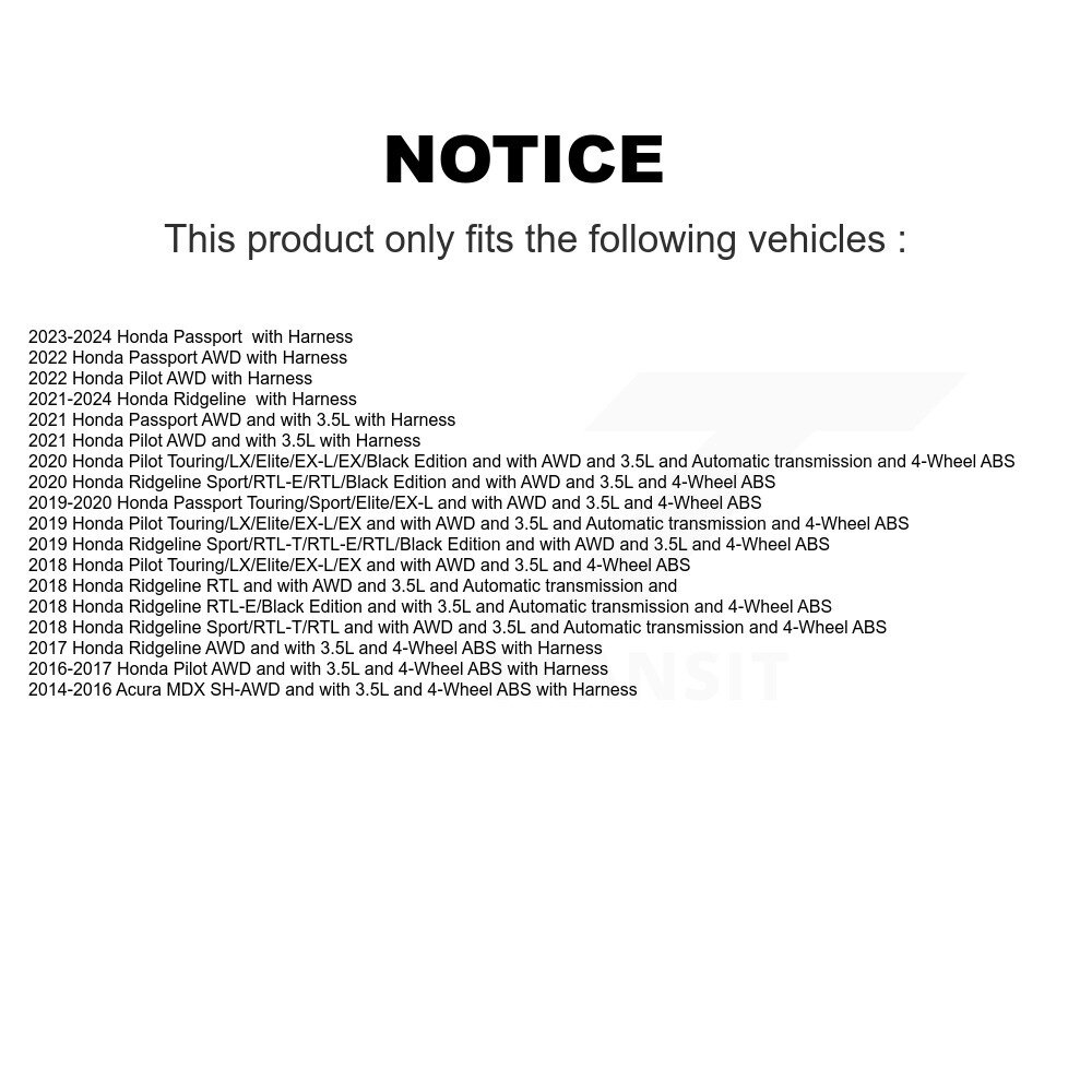 Mpulse - SEN-2ABS3209 - ABS Wheel Speed Sensor