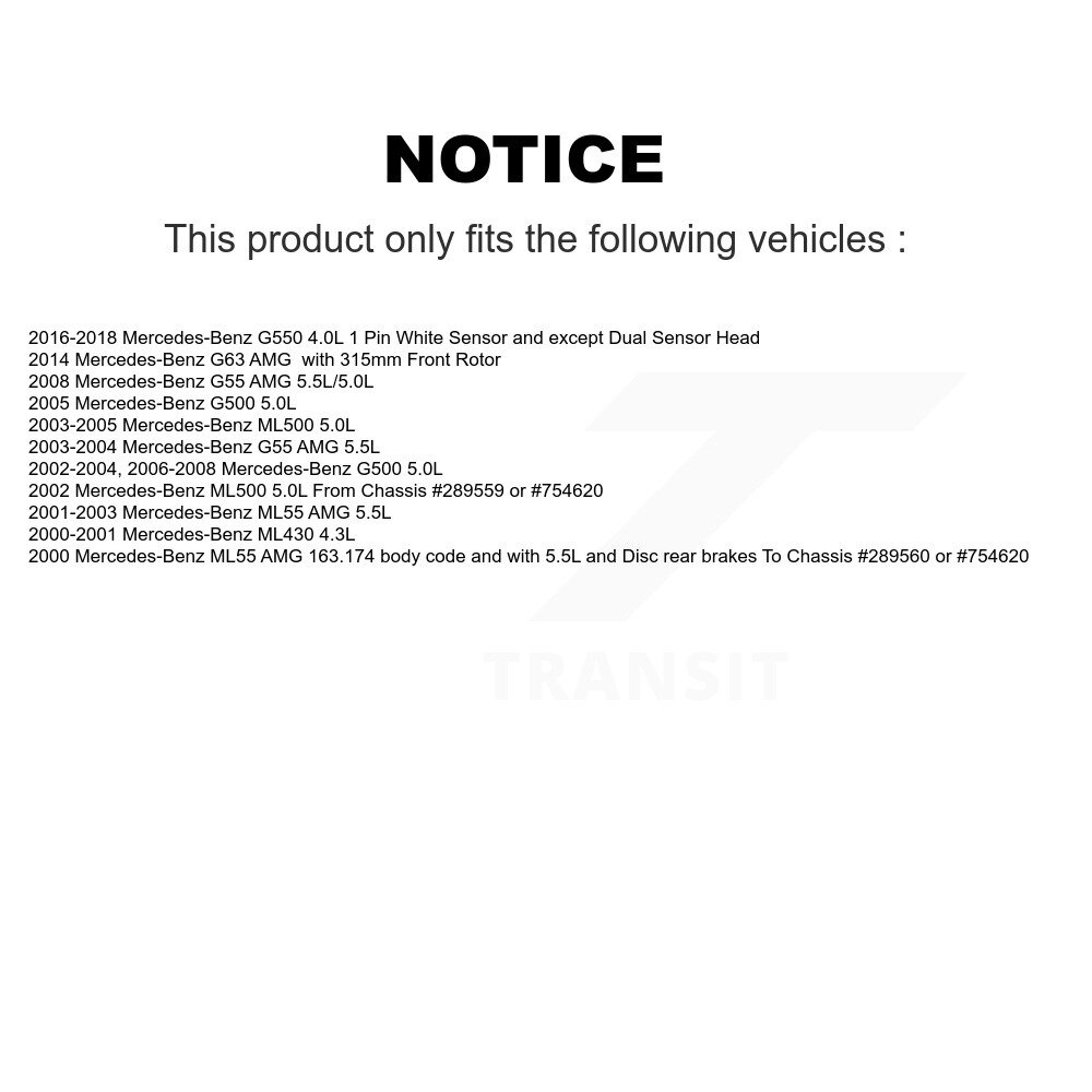 Mpulse - SEN-2BWS0128 - Disc Brake Pad Wear Sensor