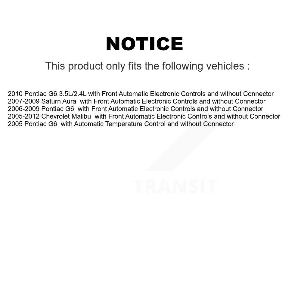 Mpulse - SEN-2BMR0038 - HVAC Blower Motor Resistor