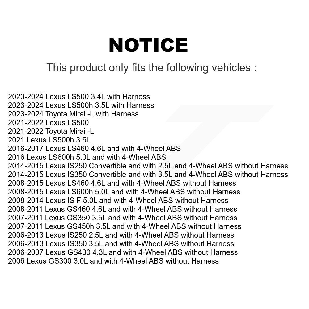 Mpulse - SEN-2ABS0307 - ABS Wheel Speed Sensor