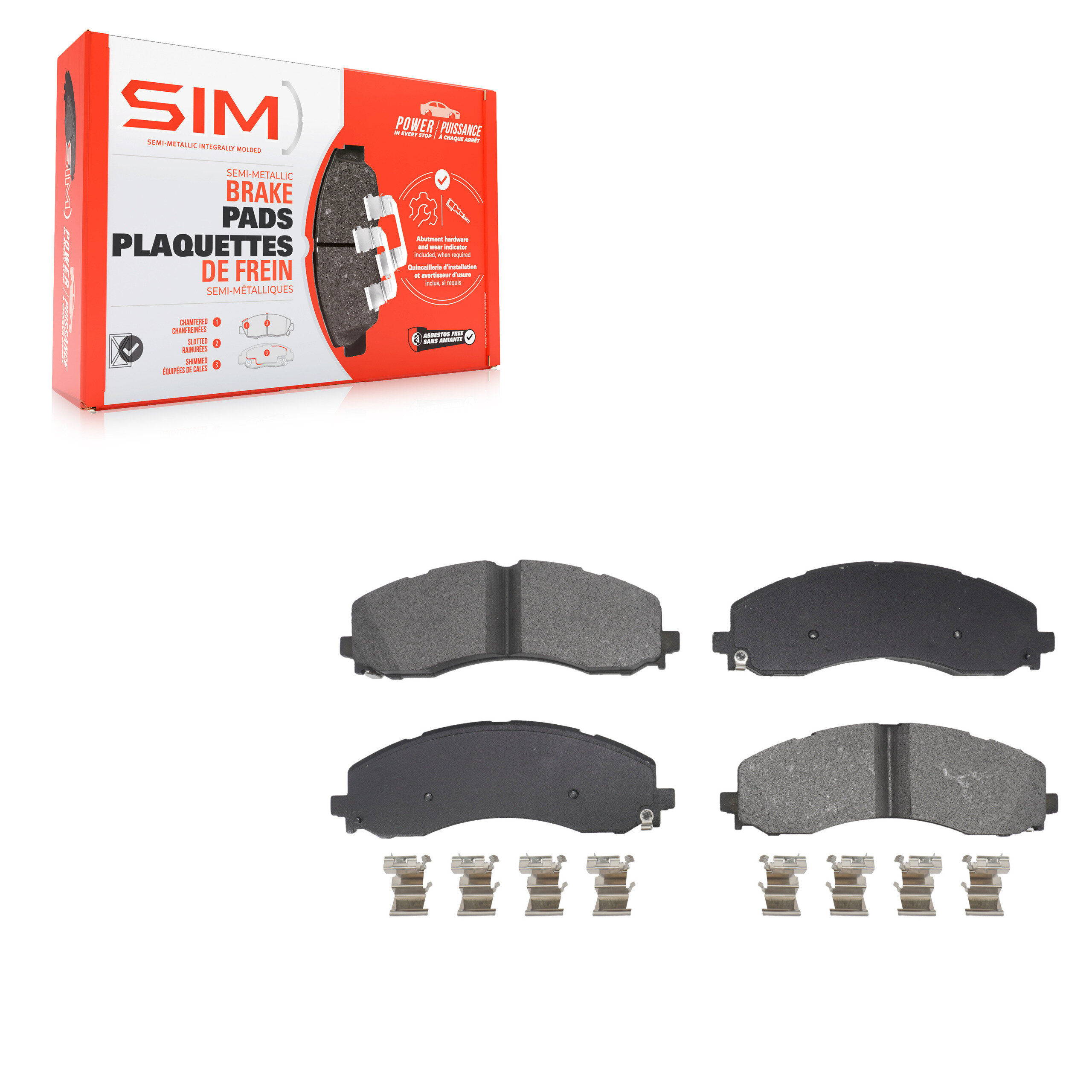 Semi-Metallic Brake Pads
