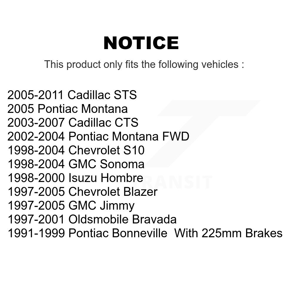 Top Quality - 13-H7321 - Parking Brake Hardware Kit