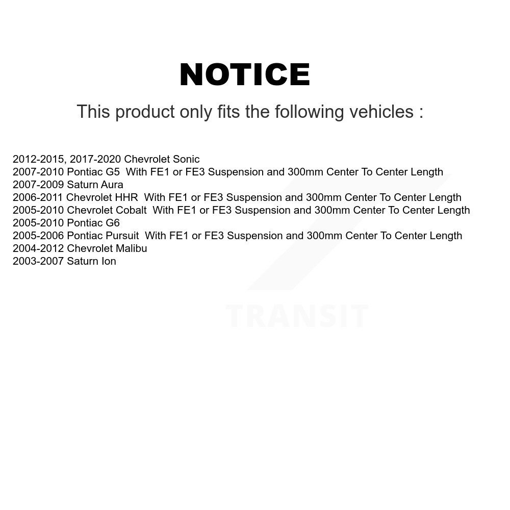 Top Quality - 72-K80252 - Suspension Stabilizer Bar Link Kit