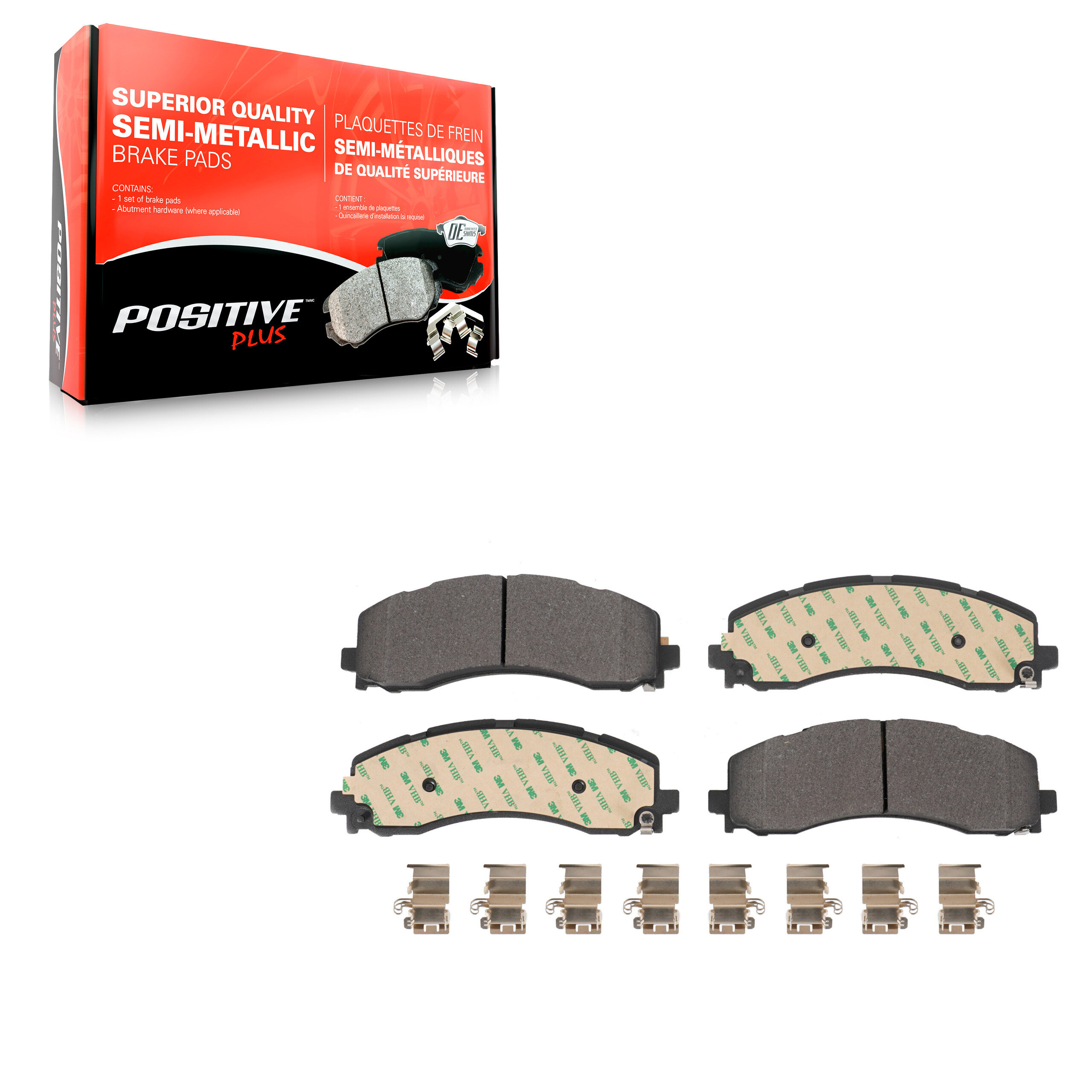 Semi-Metallic Brake Pads