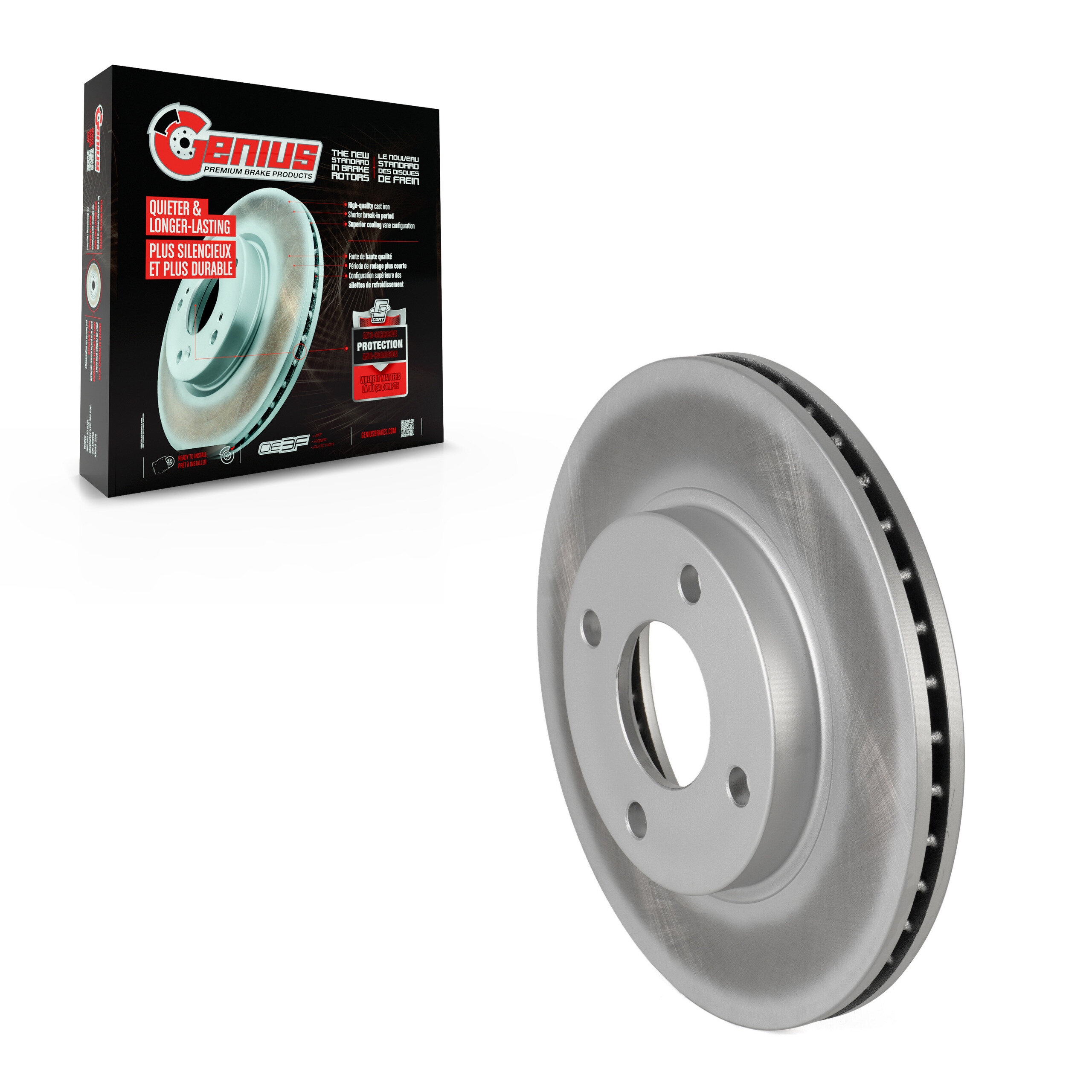 Coated Disc Brake Rotor