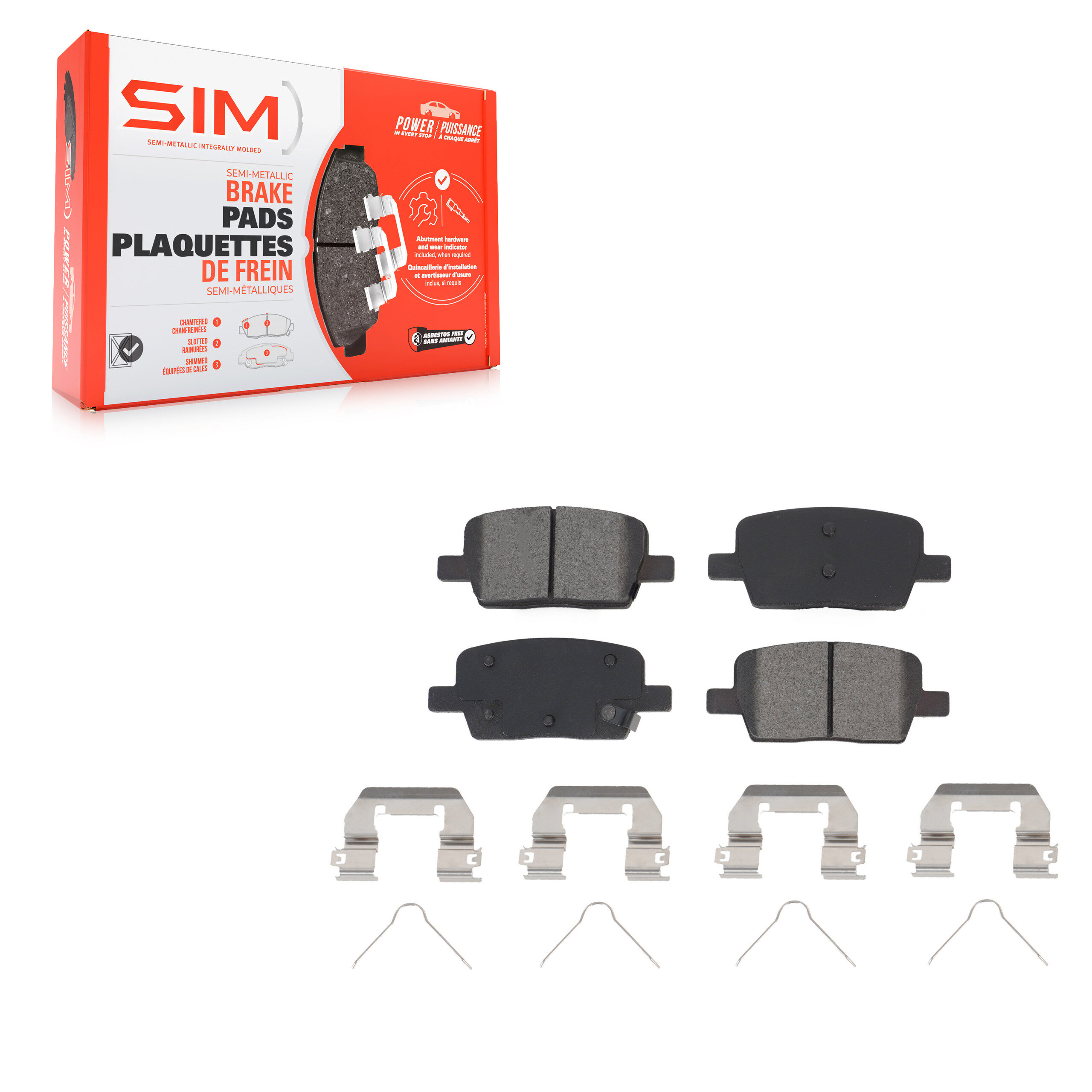 Semi-Metallic Brake Pads