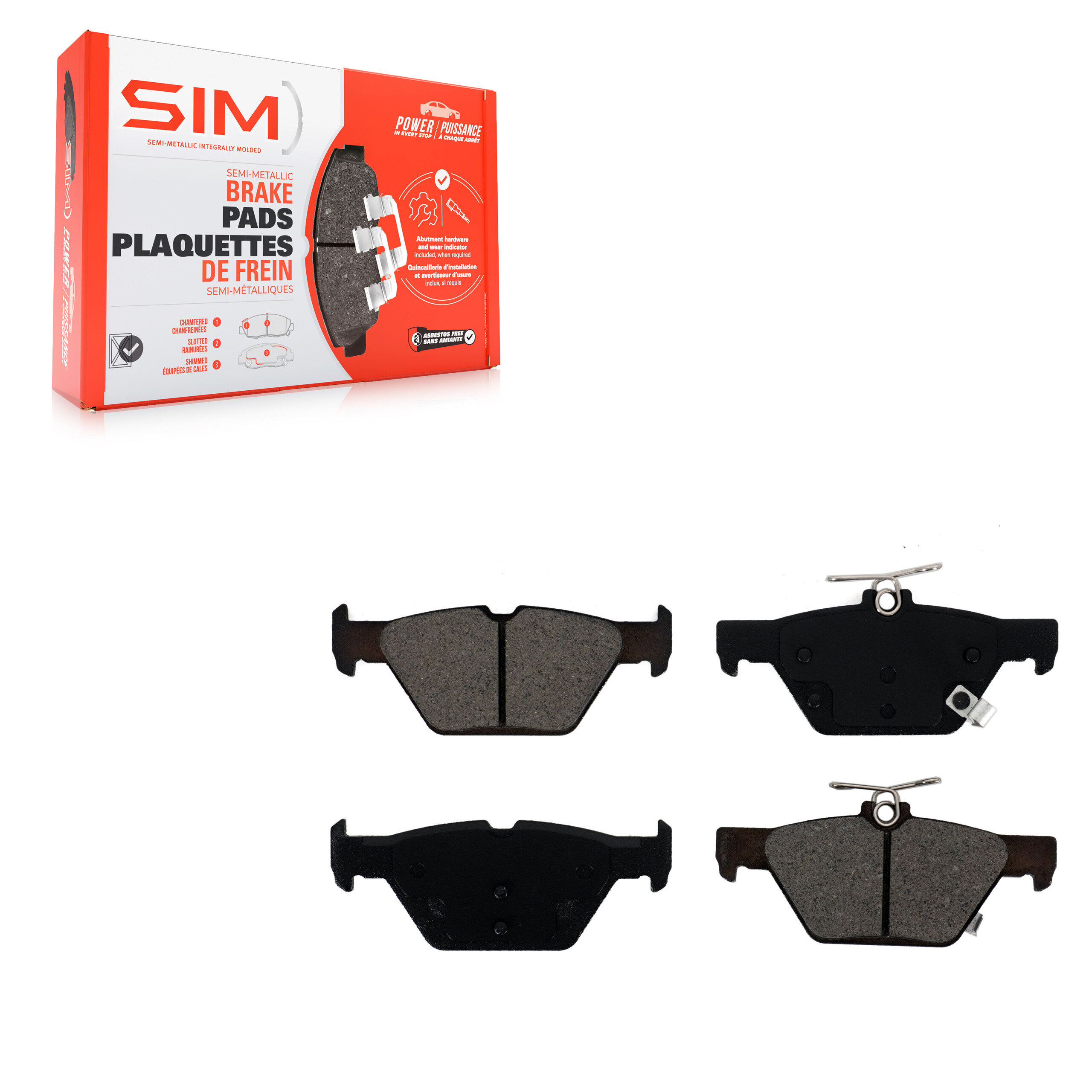 Semi-Metallic Brake Pads