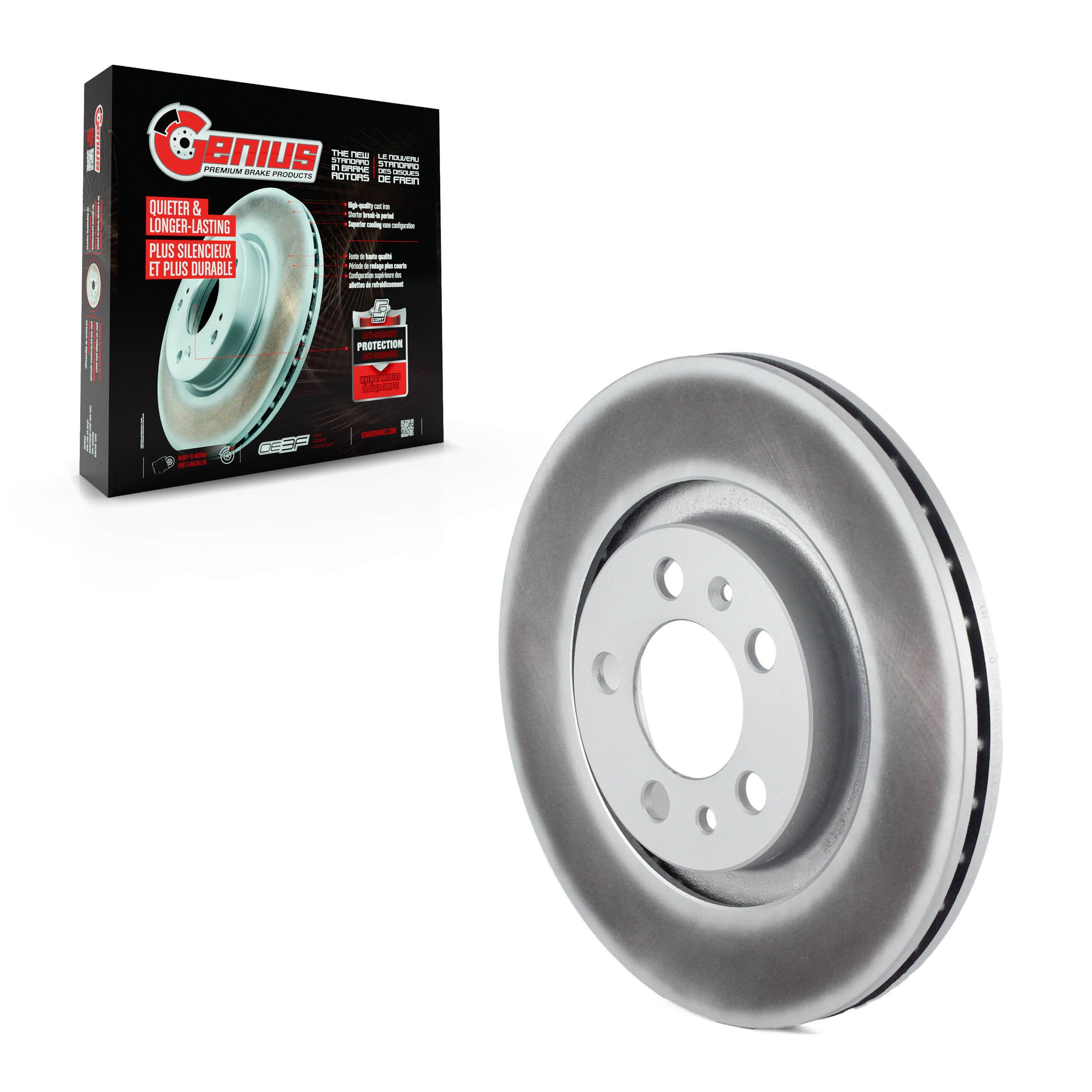 Coated Disc Brake Rotor