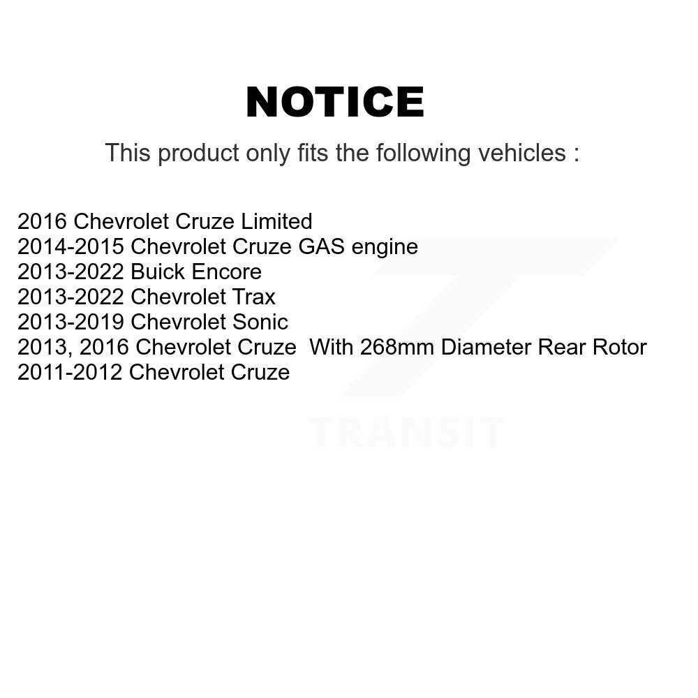 GENIUS - GCR-580769 - Coated Disc Brake Rotor