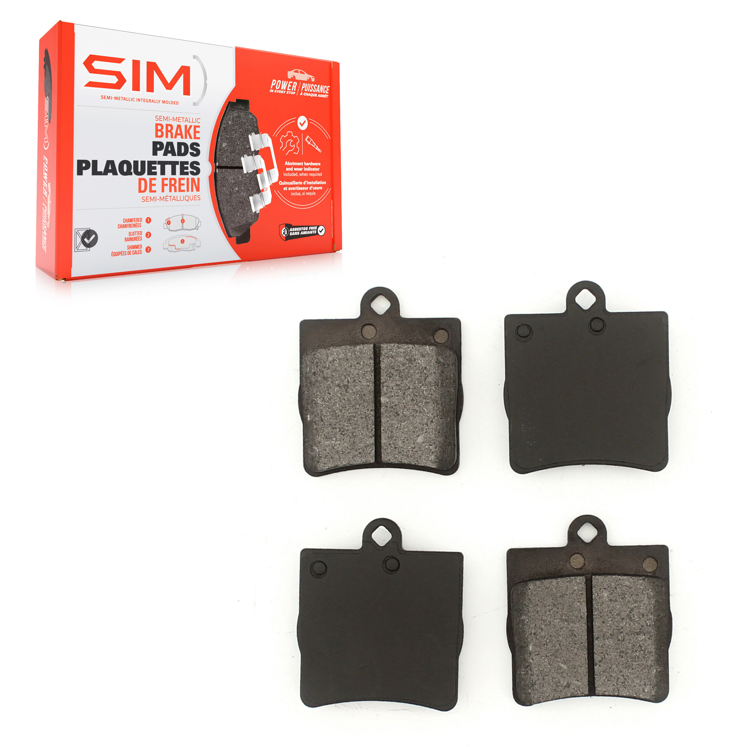 Semi-Metallic Brake Pads